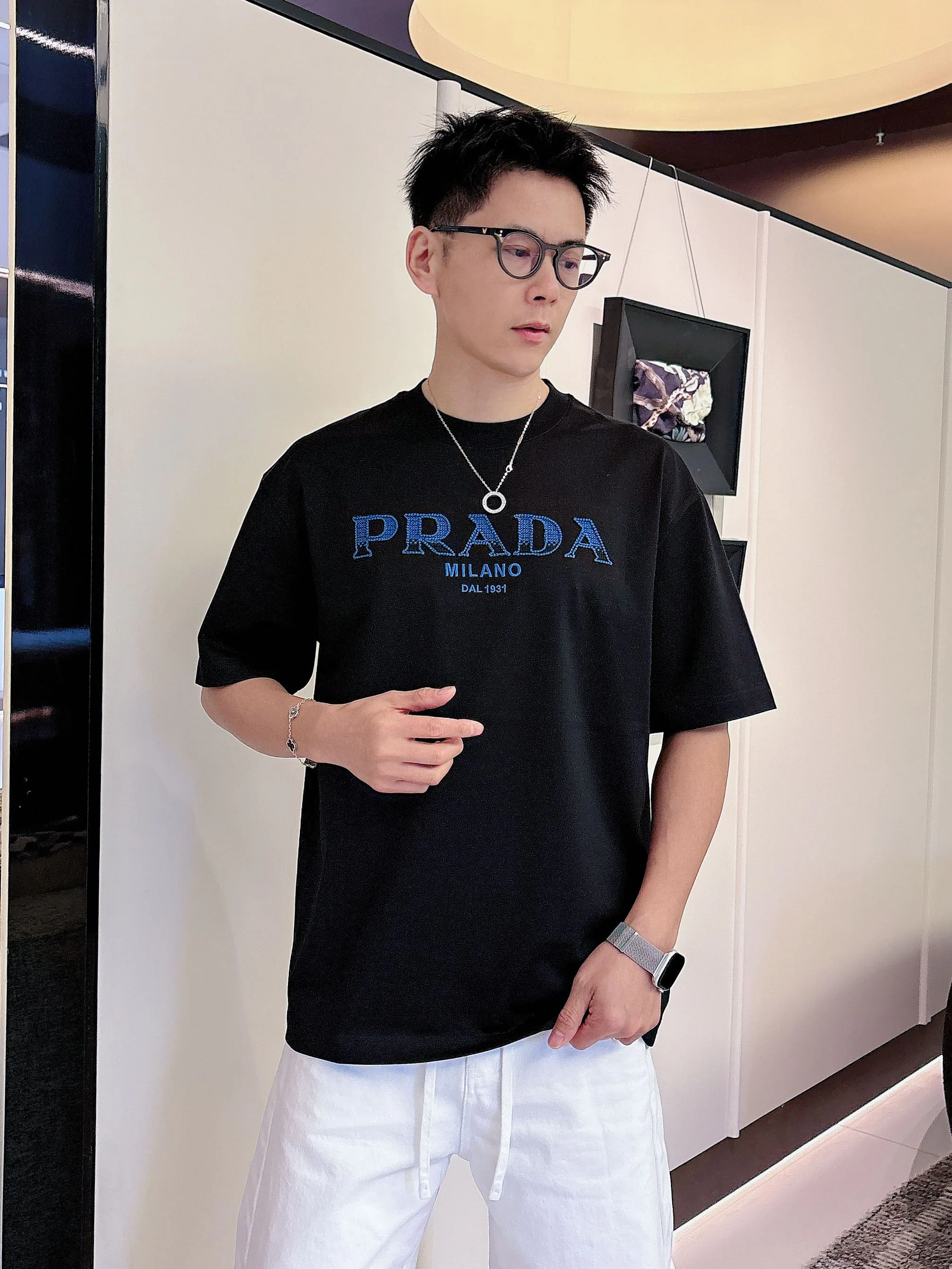 Футболки Мужские Prada 9465282