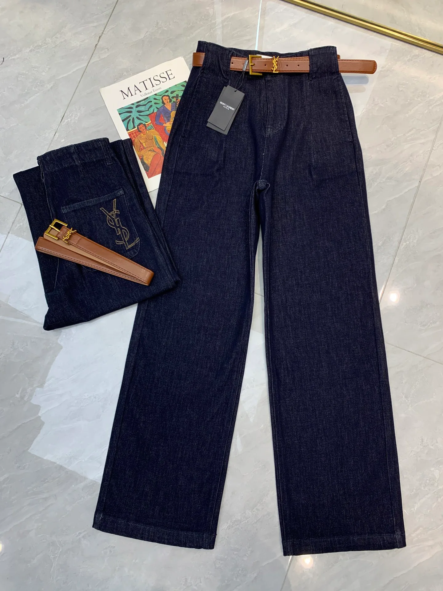 Джинсы Женские Saint Laurent 1263508