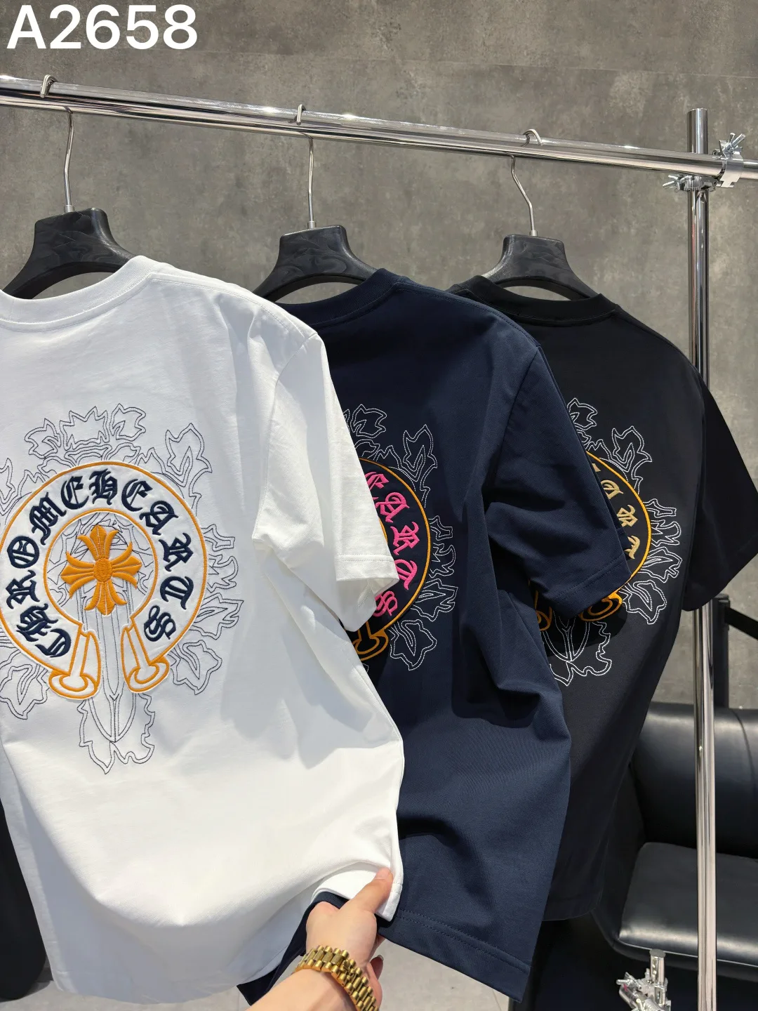 Футболки Мужские Chrome Hearts 11591410