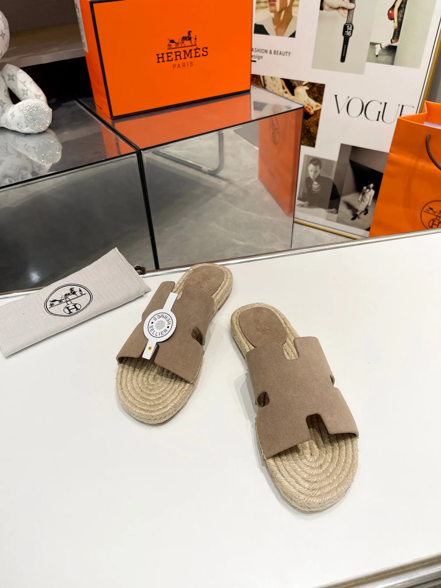 Шлепанцы Мужские Hermes 7869