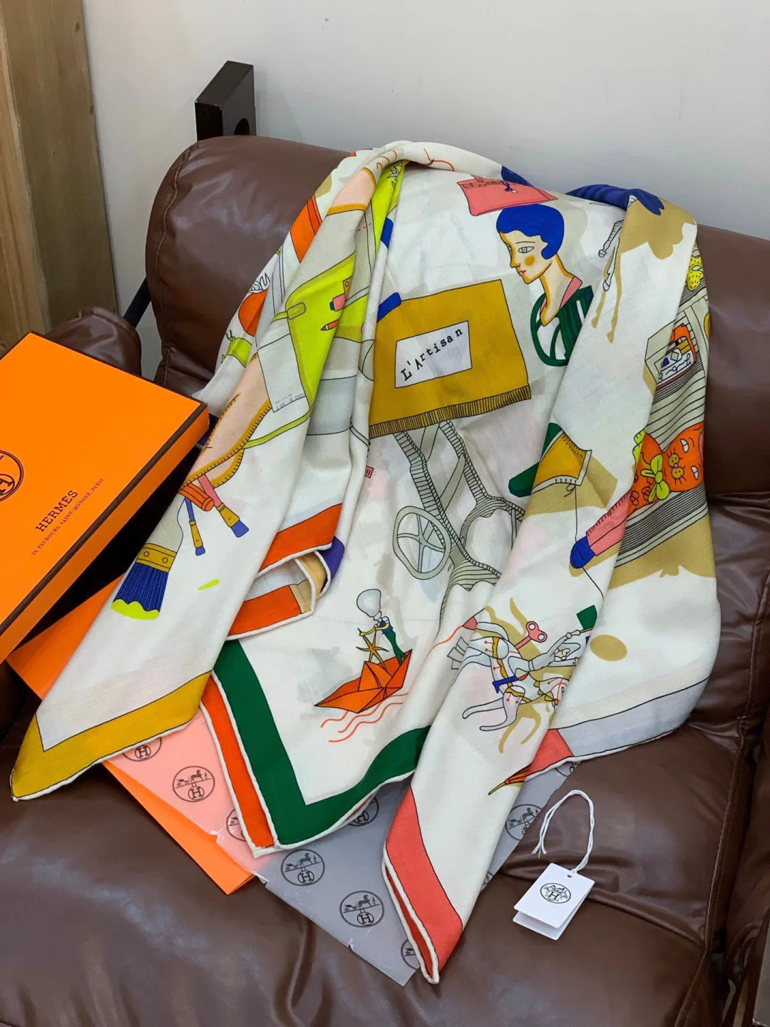 Шарфы Hermes 1036415