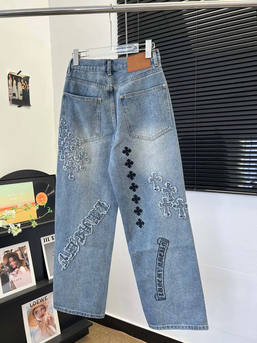 Джинсы Женские Chrome Hearts 11698020