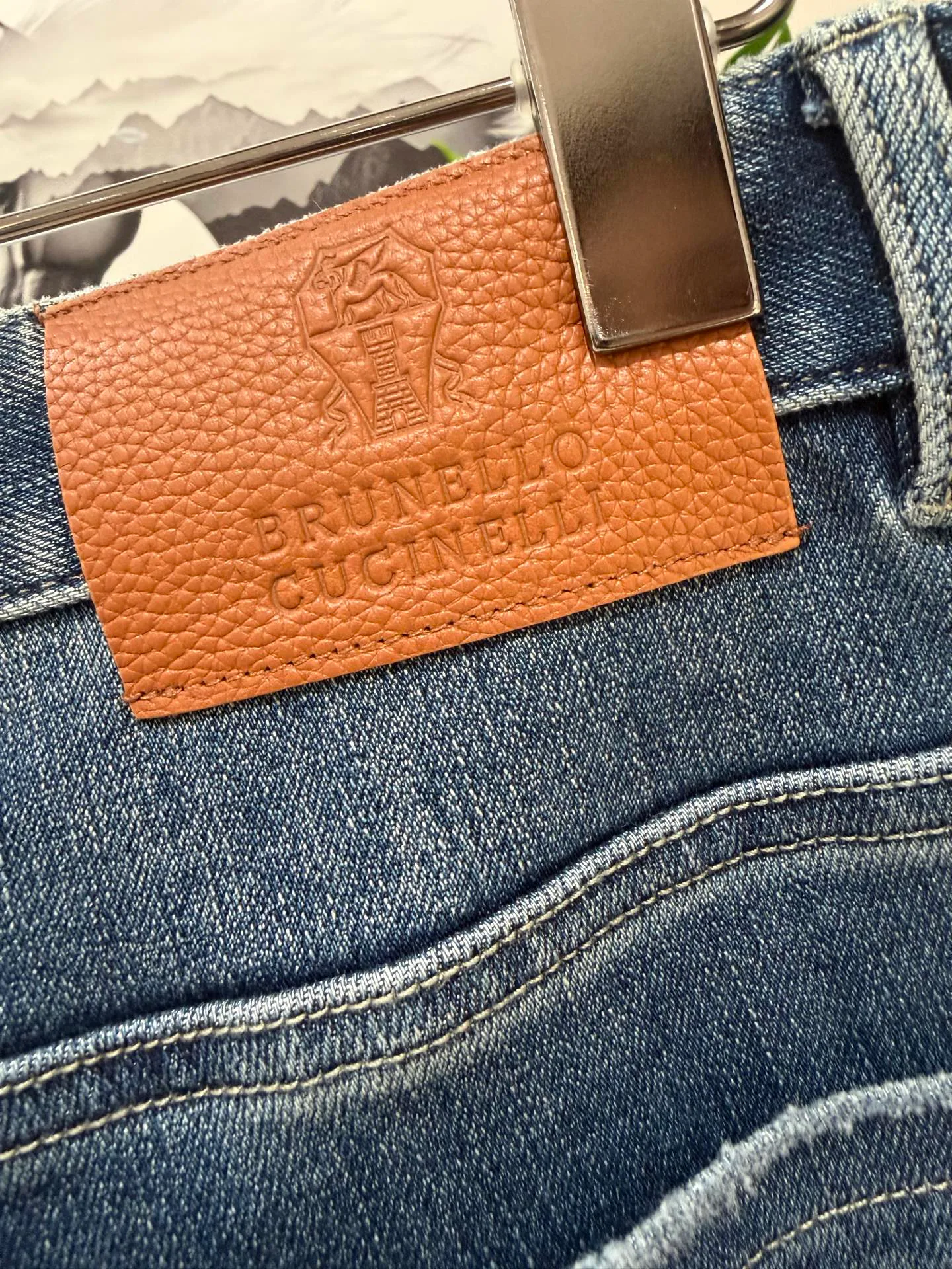 Джинсы Мужские Brunello Cucinelli 17824353