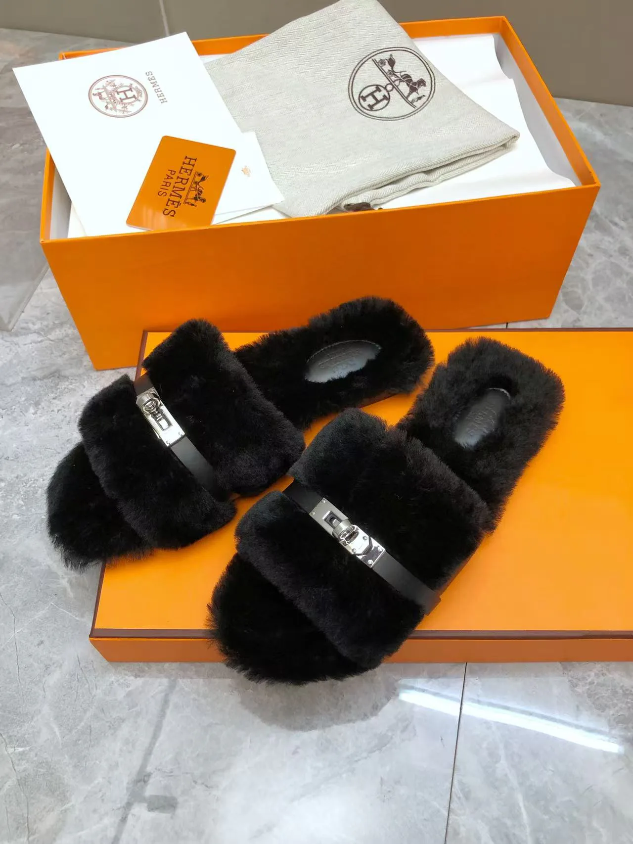 Тапочки Женские Hermes 234120