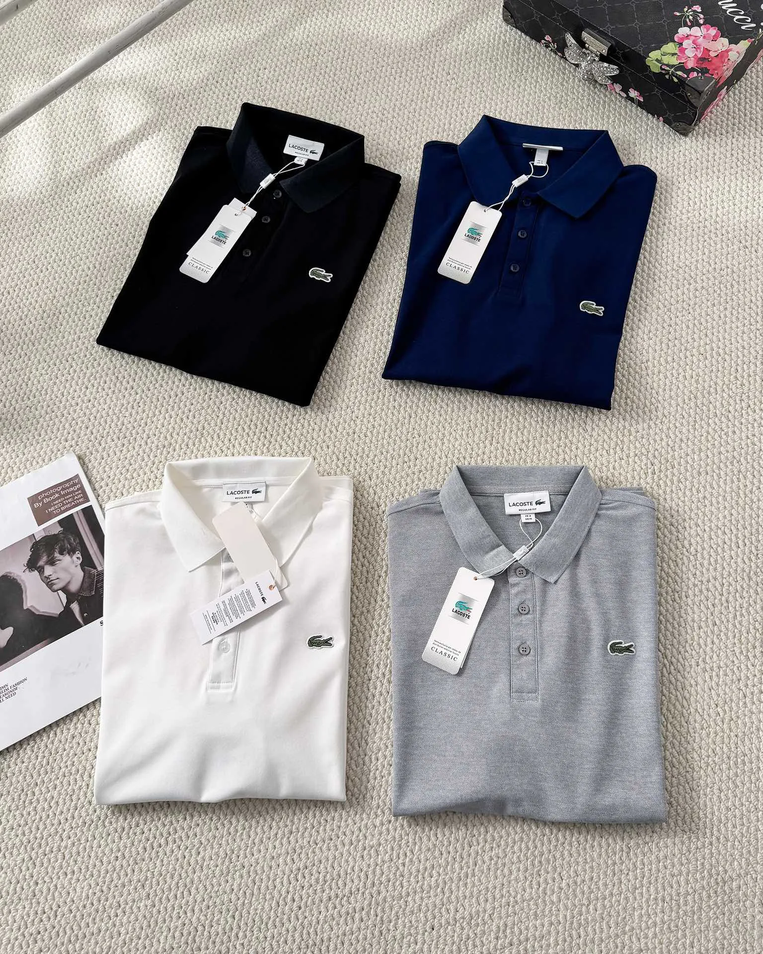 Рубашки Мужские Lacoste 17157698