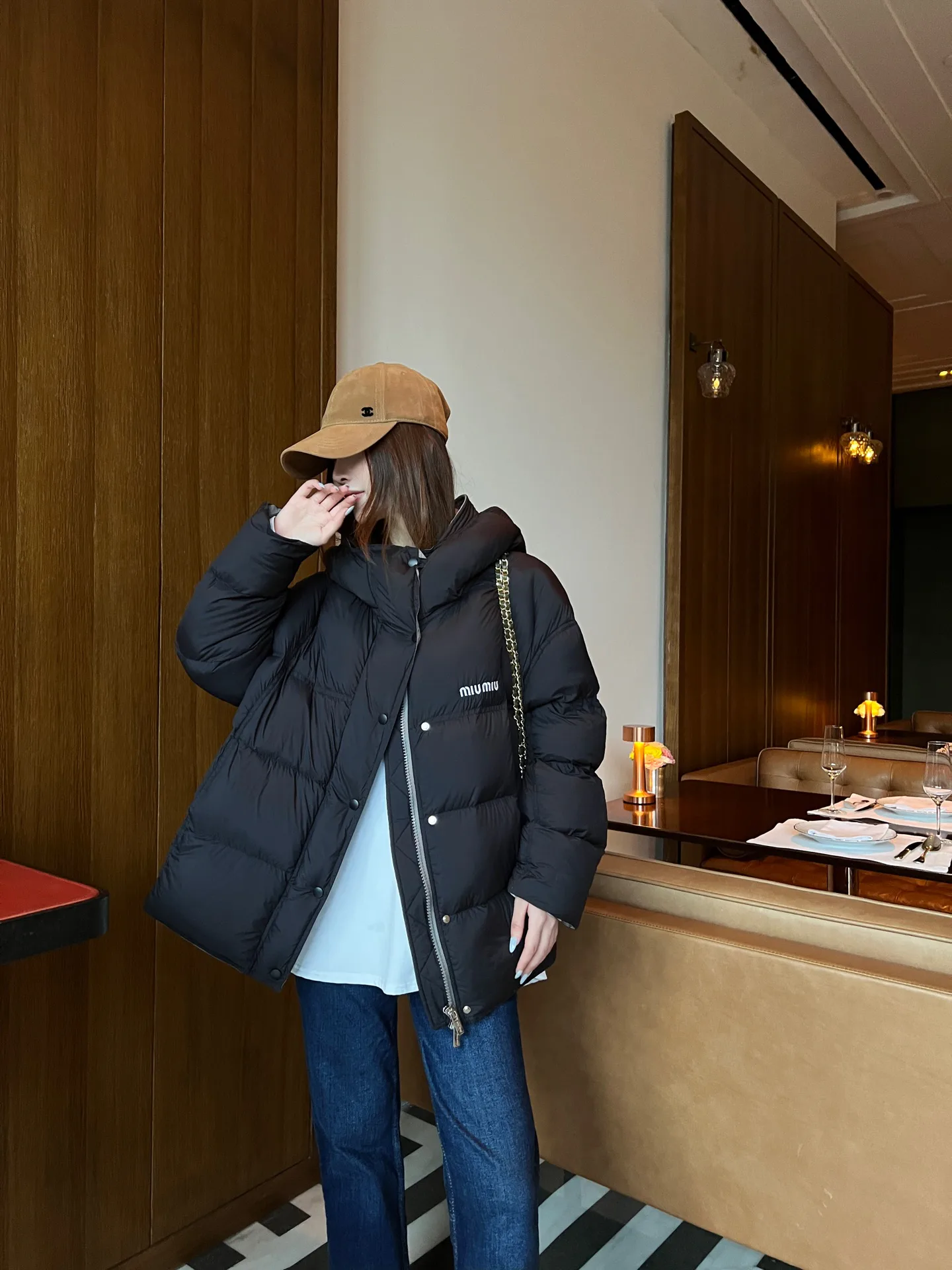 Куртки И Пуховики Женские Miu Miu 18710739