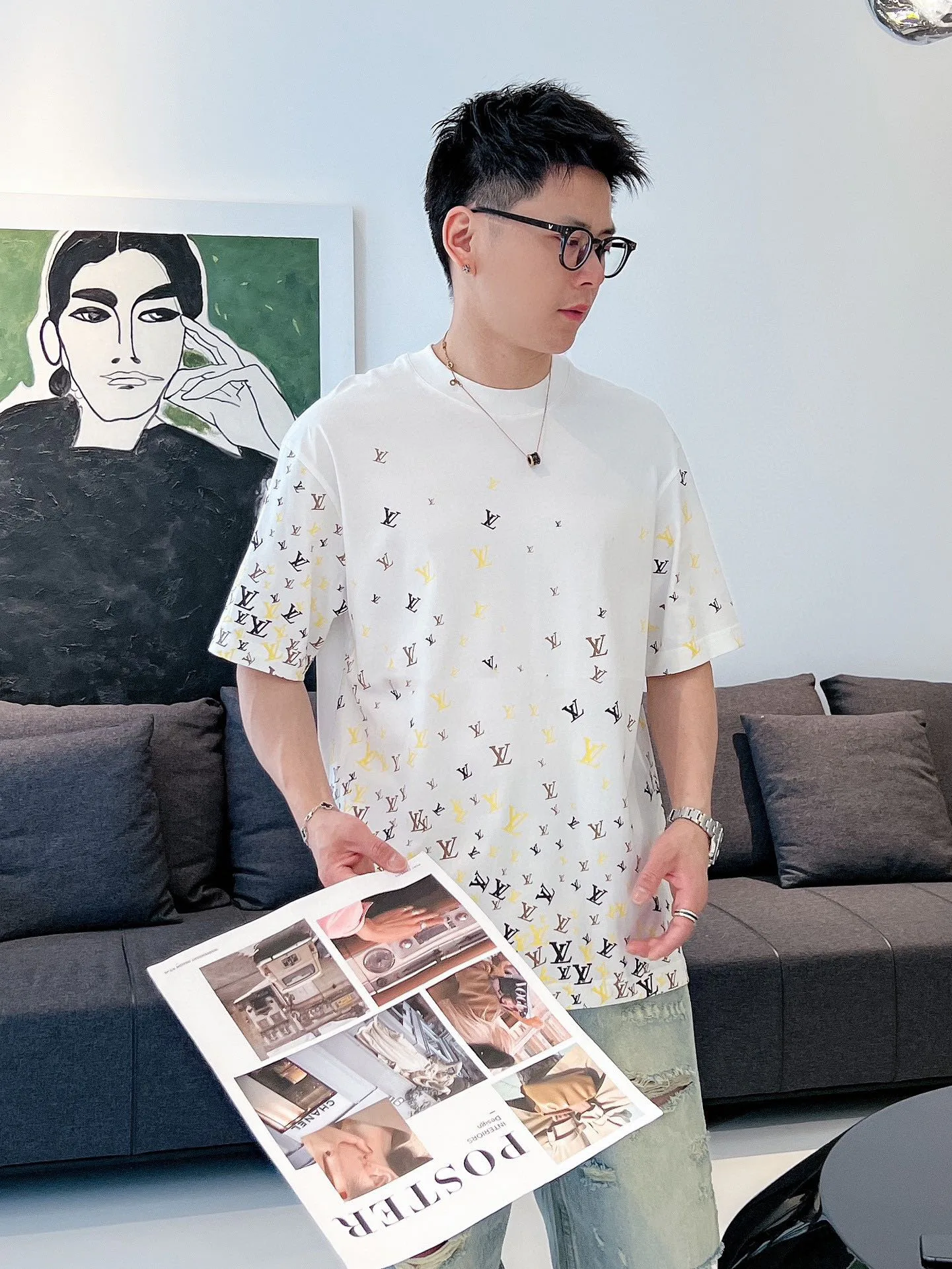 Футболки Мужские Louis Vuitton 7325