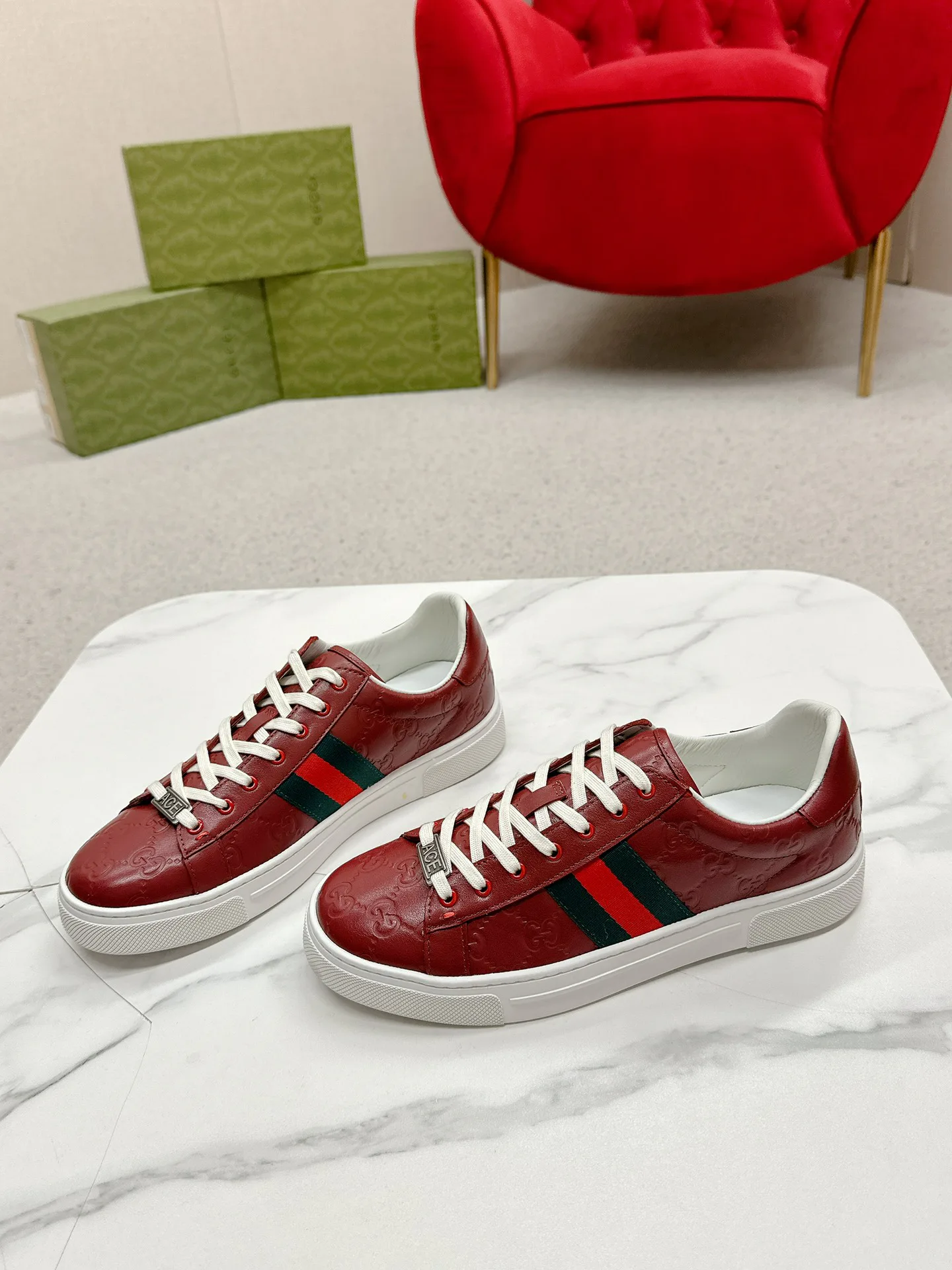 Кеды Женские Gucci 234146