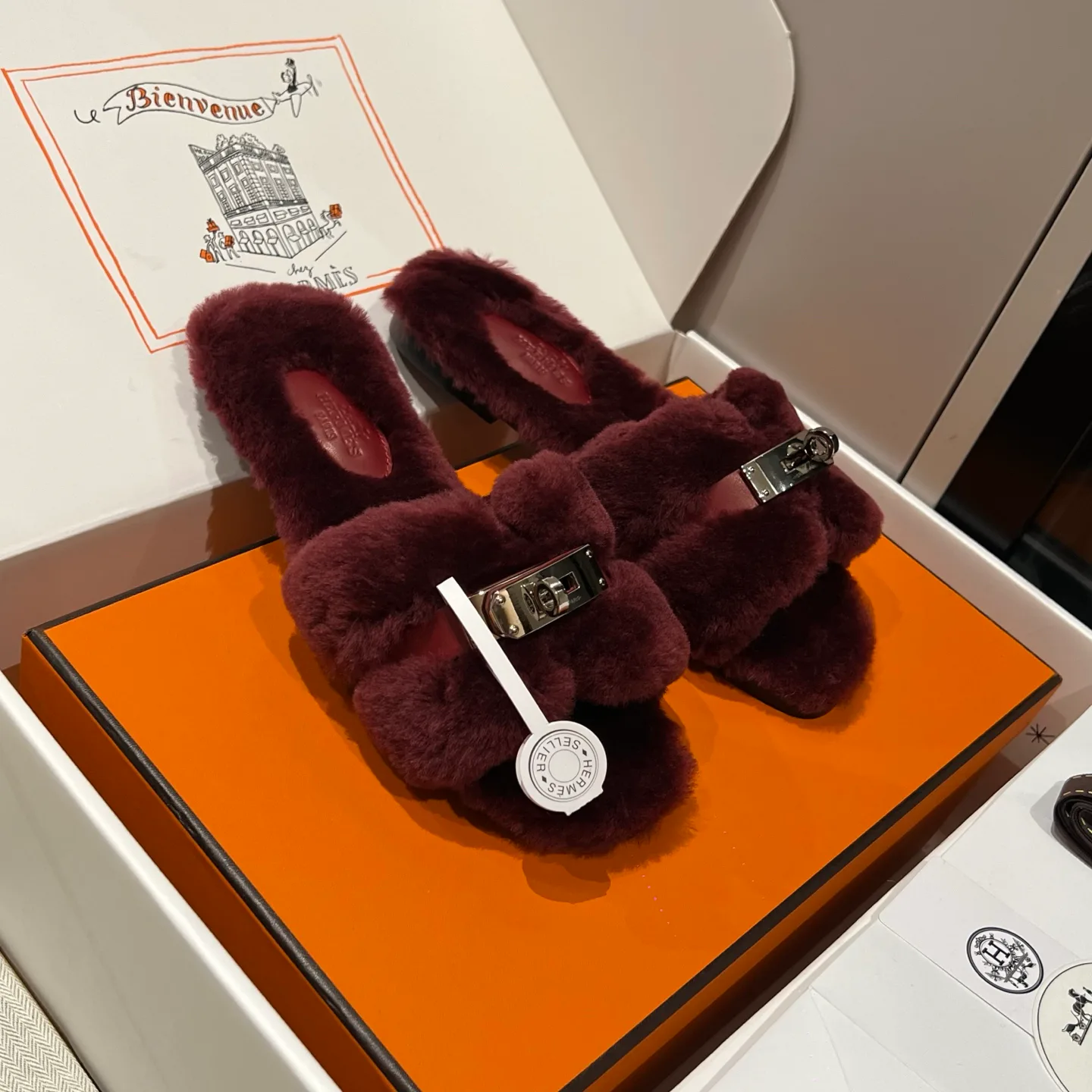 Тапочки Женские Hermes 584186