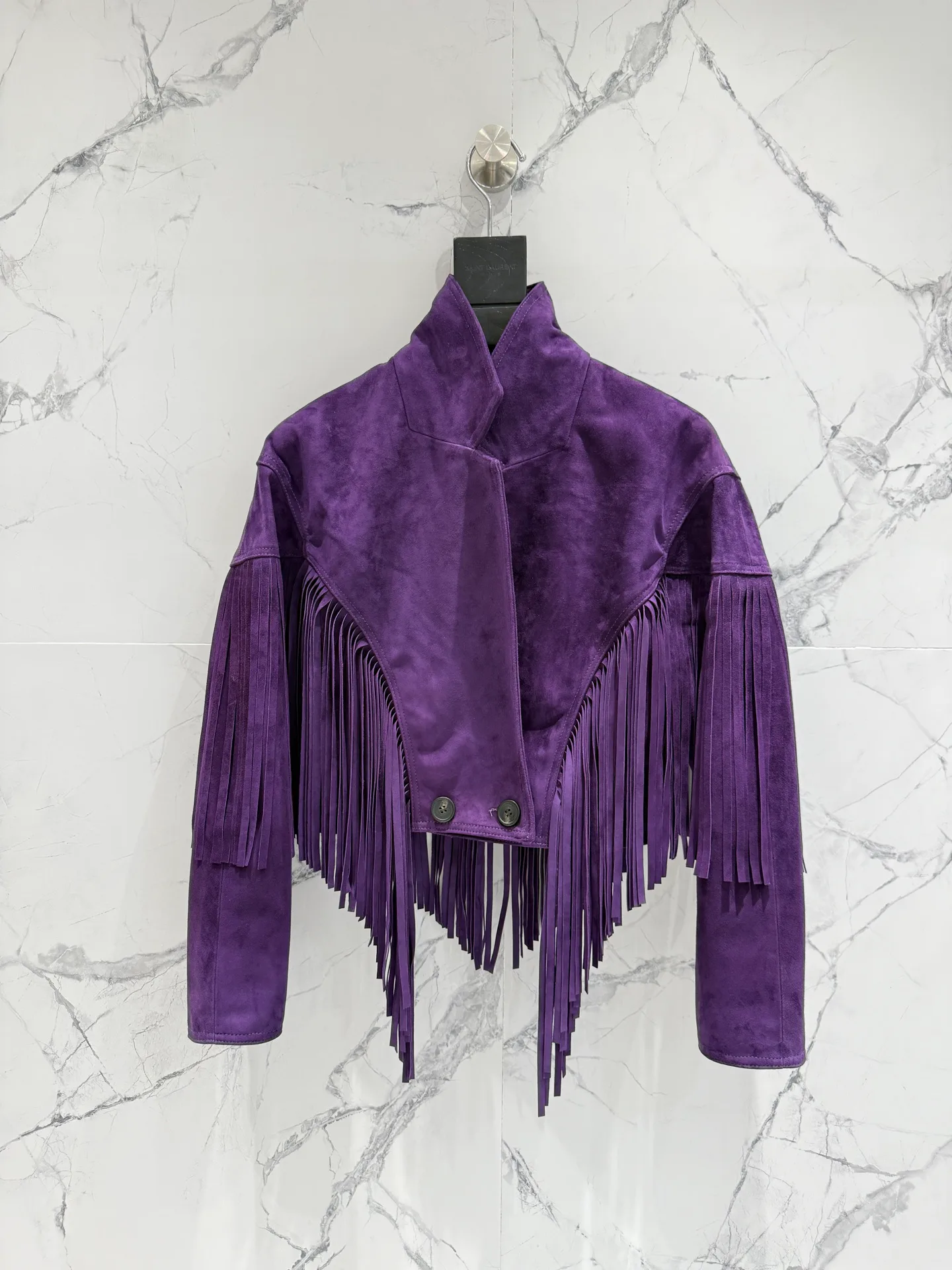 Кожаные Куртки И Дублёнки Женские Saint Laurent 12957003