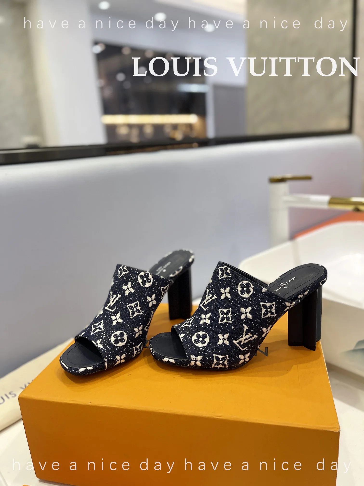 Босоножки Женские Louis Vuitton 9623593