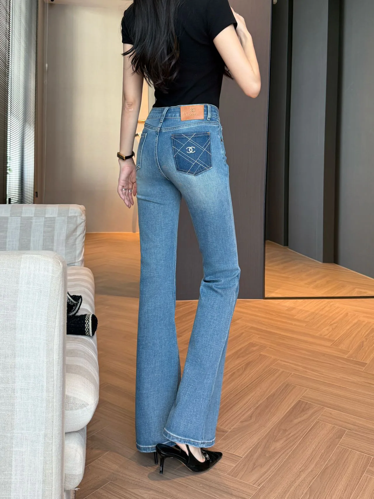 Джинсы Женские Chanel 1531556