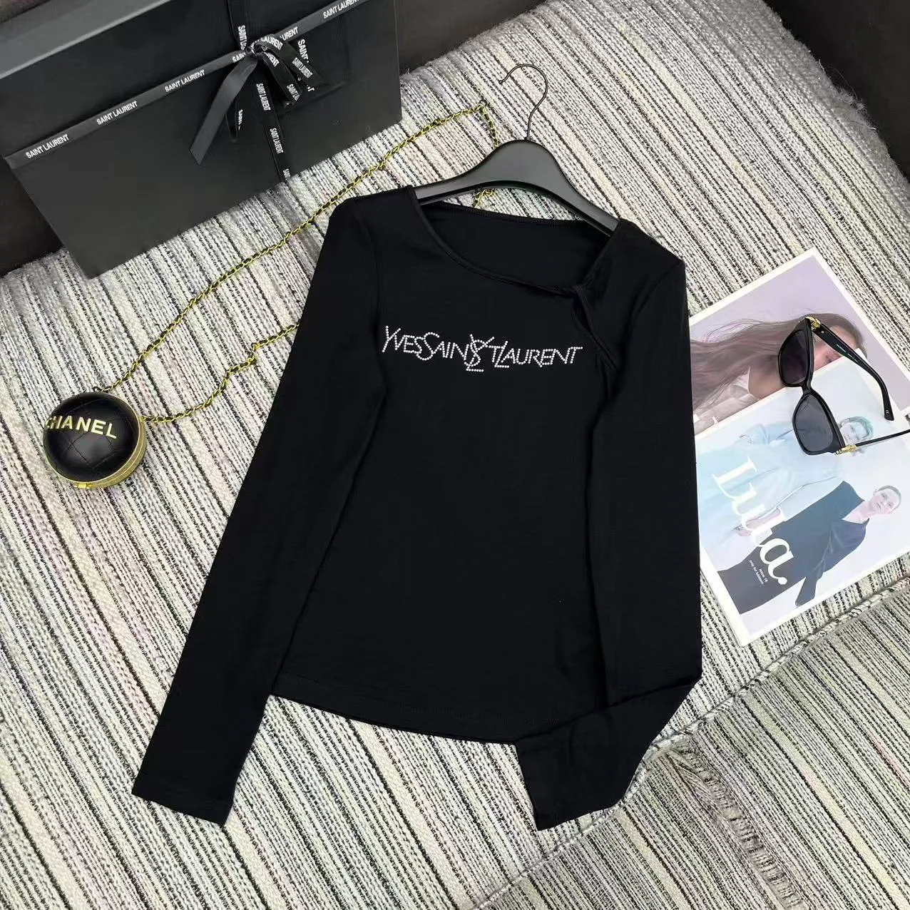 Лонгсливы Женские Saint Laurent 11230100