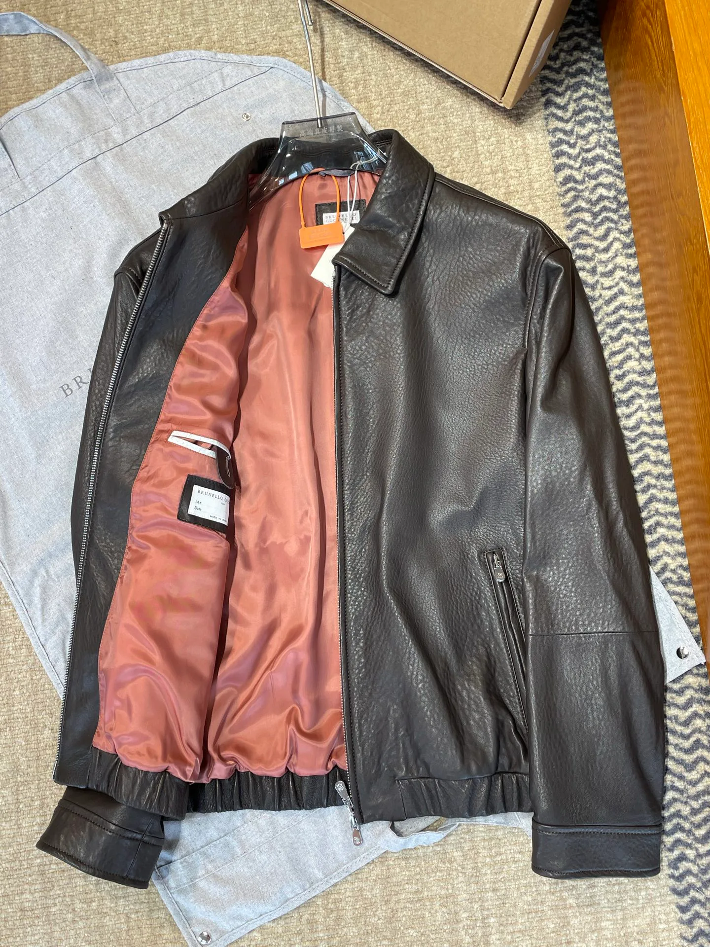 Кожаные Куртки И Дублёнки Мужские Brunello Cucinelli 18235995