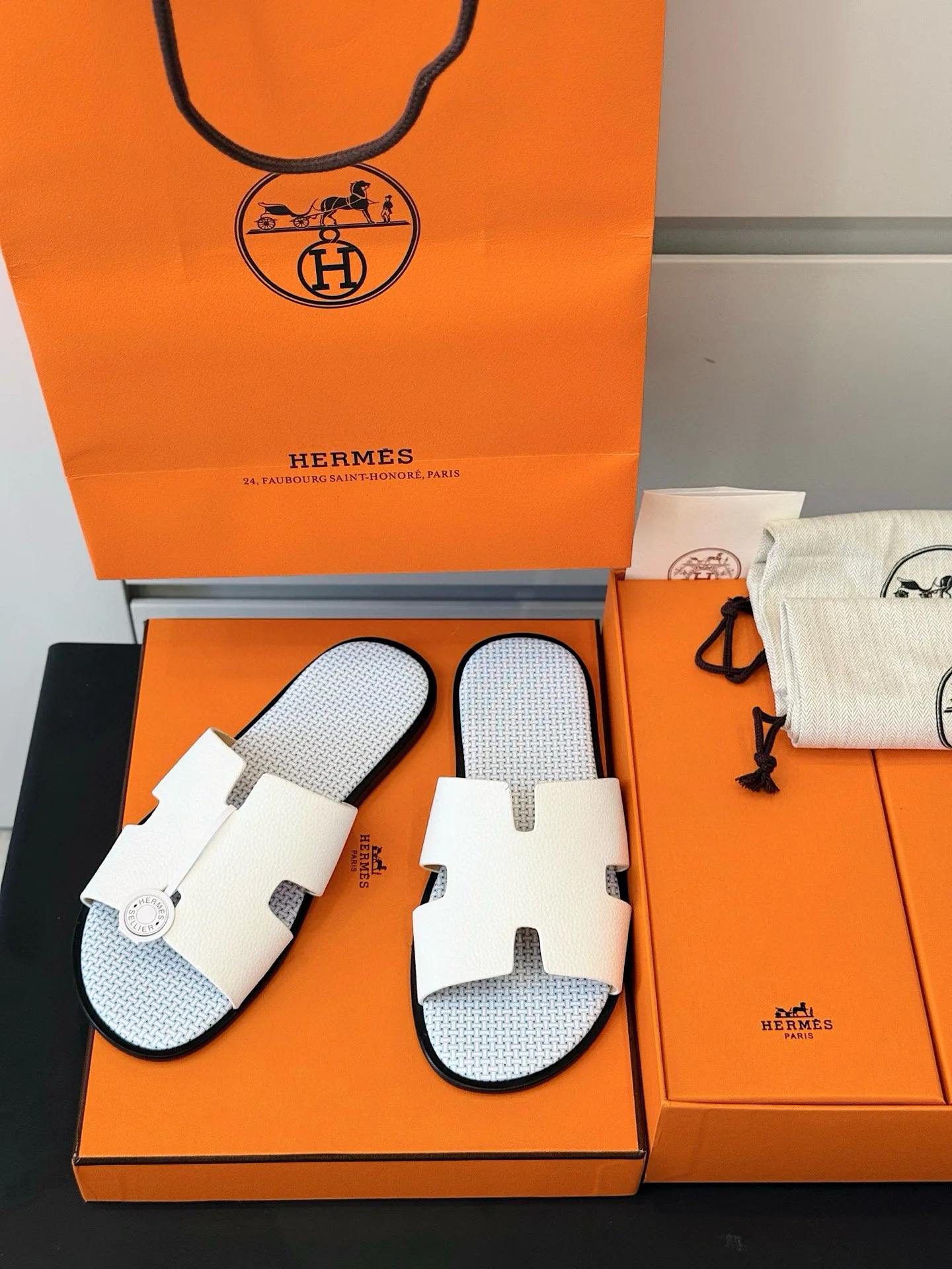 Тапочки Мужские Hermes 13182402