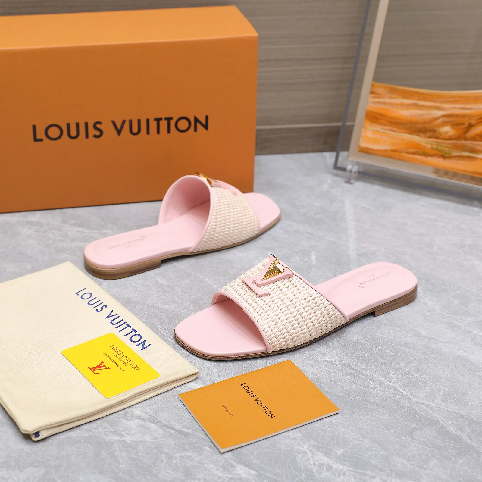 Шлепанцы Женские Louis Vuitton 491981