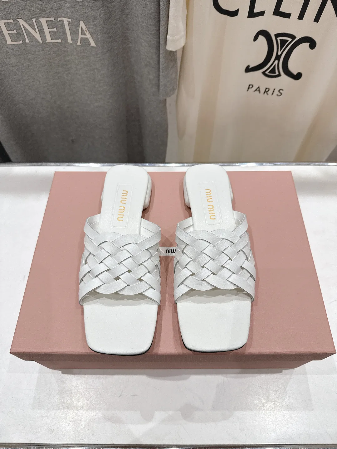 Шлепанцы Женские Miu Miu 3014902