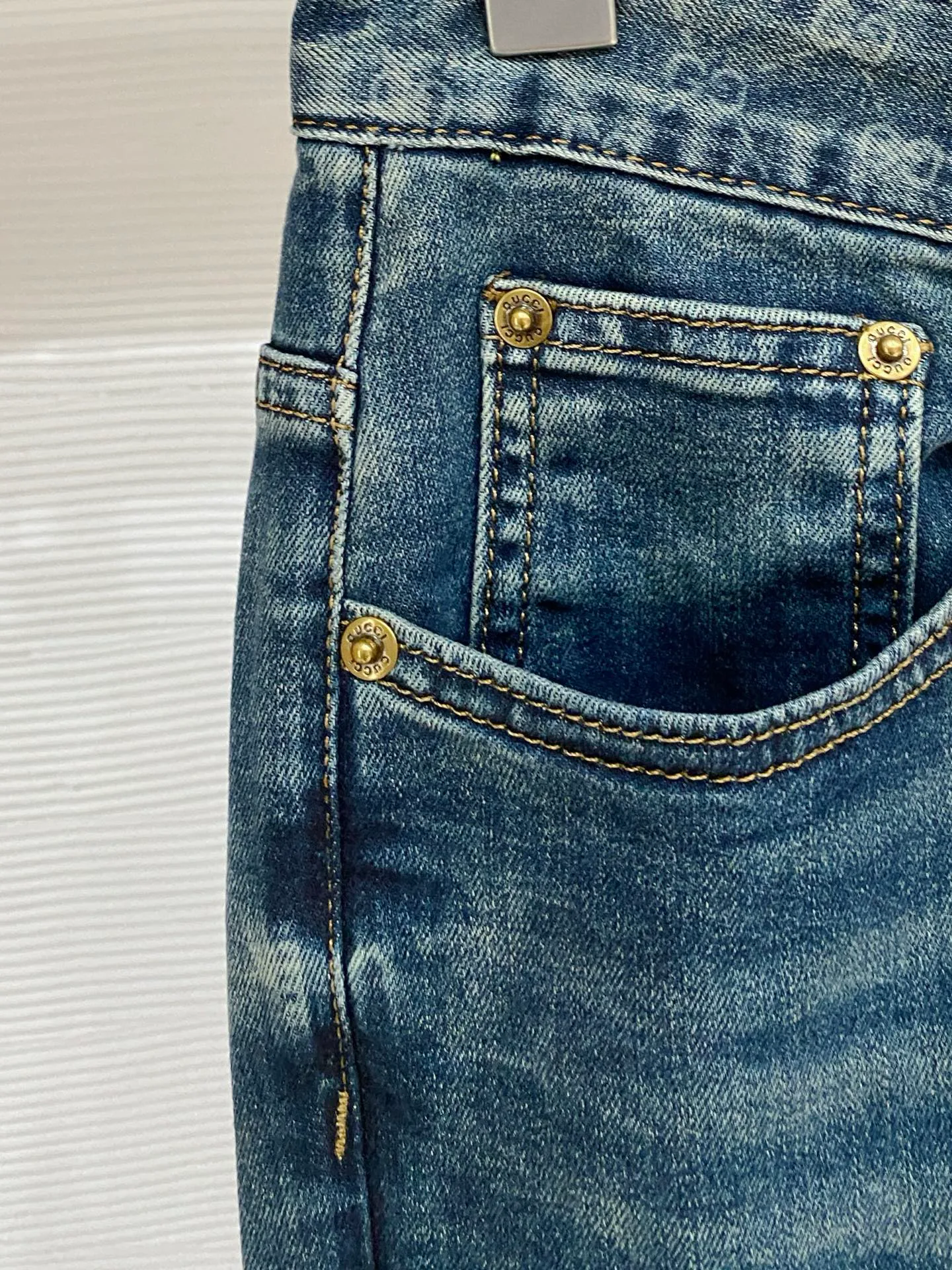 Джинсы Мужские Gucci 9856566