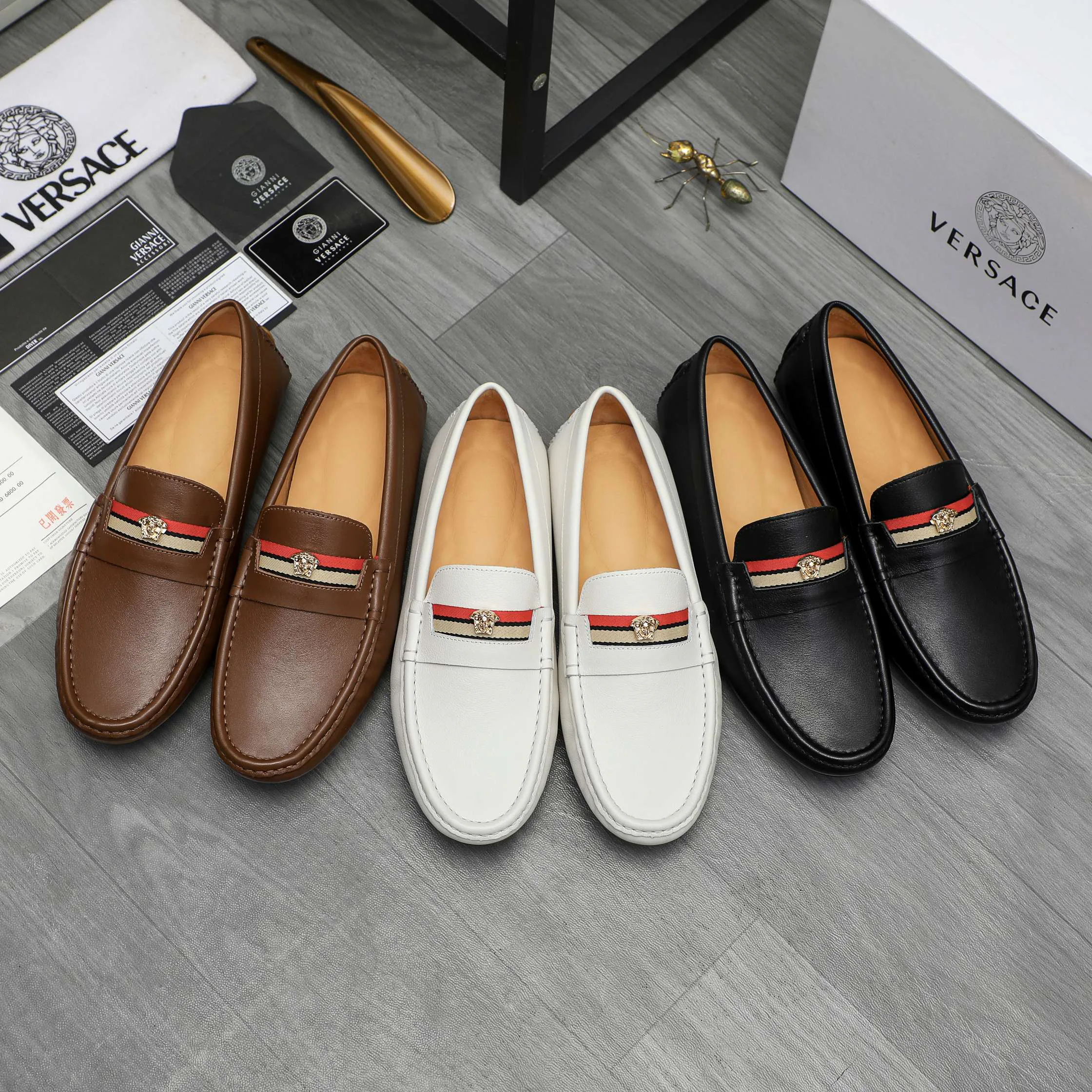 Мокасины Мужские Versace 11703844