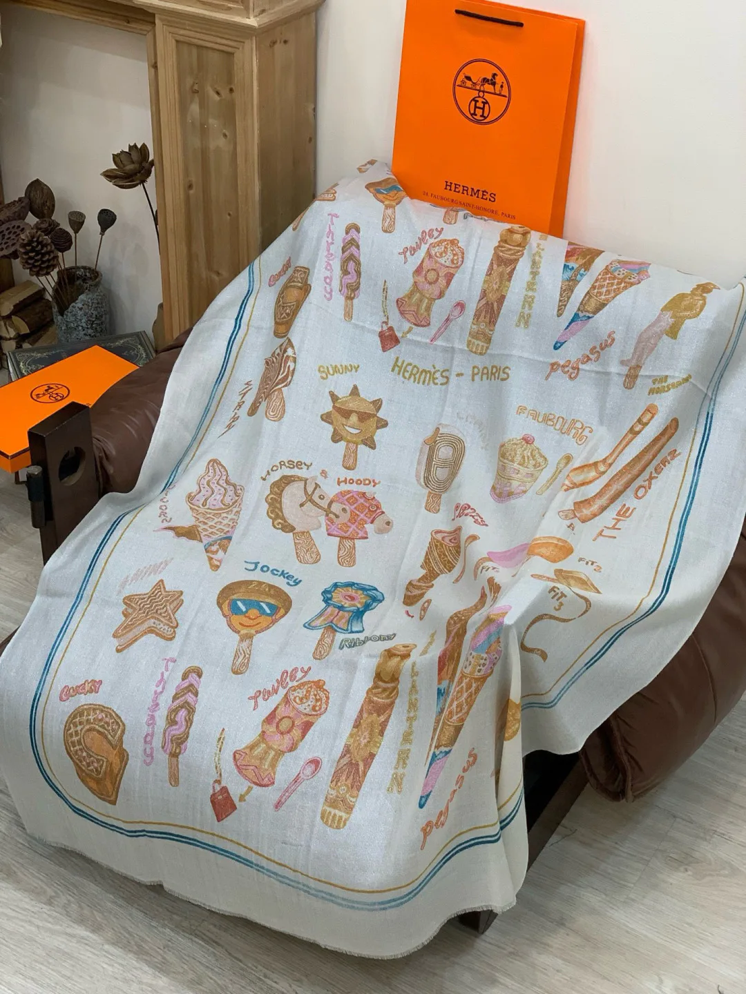Шарфы Hermes 463851