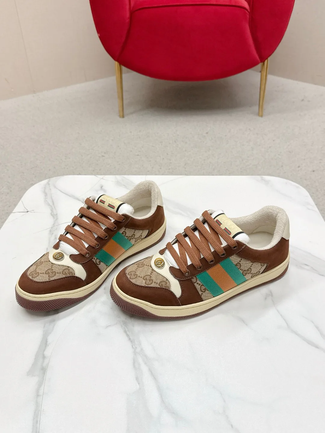 Кеды Женские Gucci 4784291