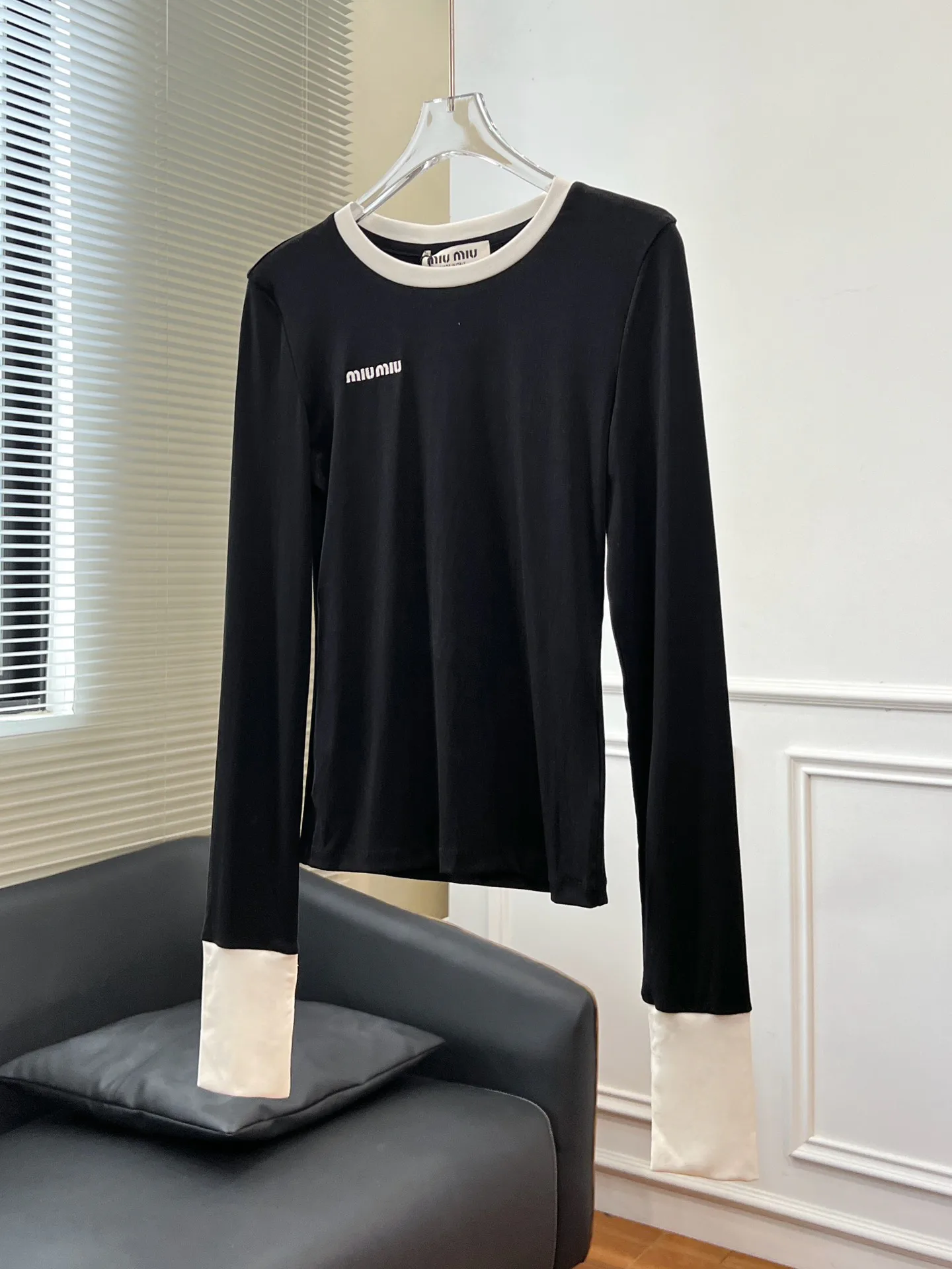 Лонгсливы Женские Miu Miu 102739