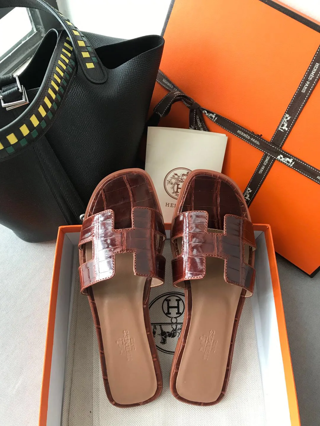 Шлепанцы Женские Hermes 3967597