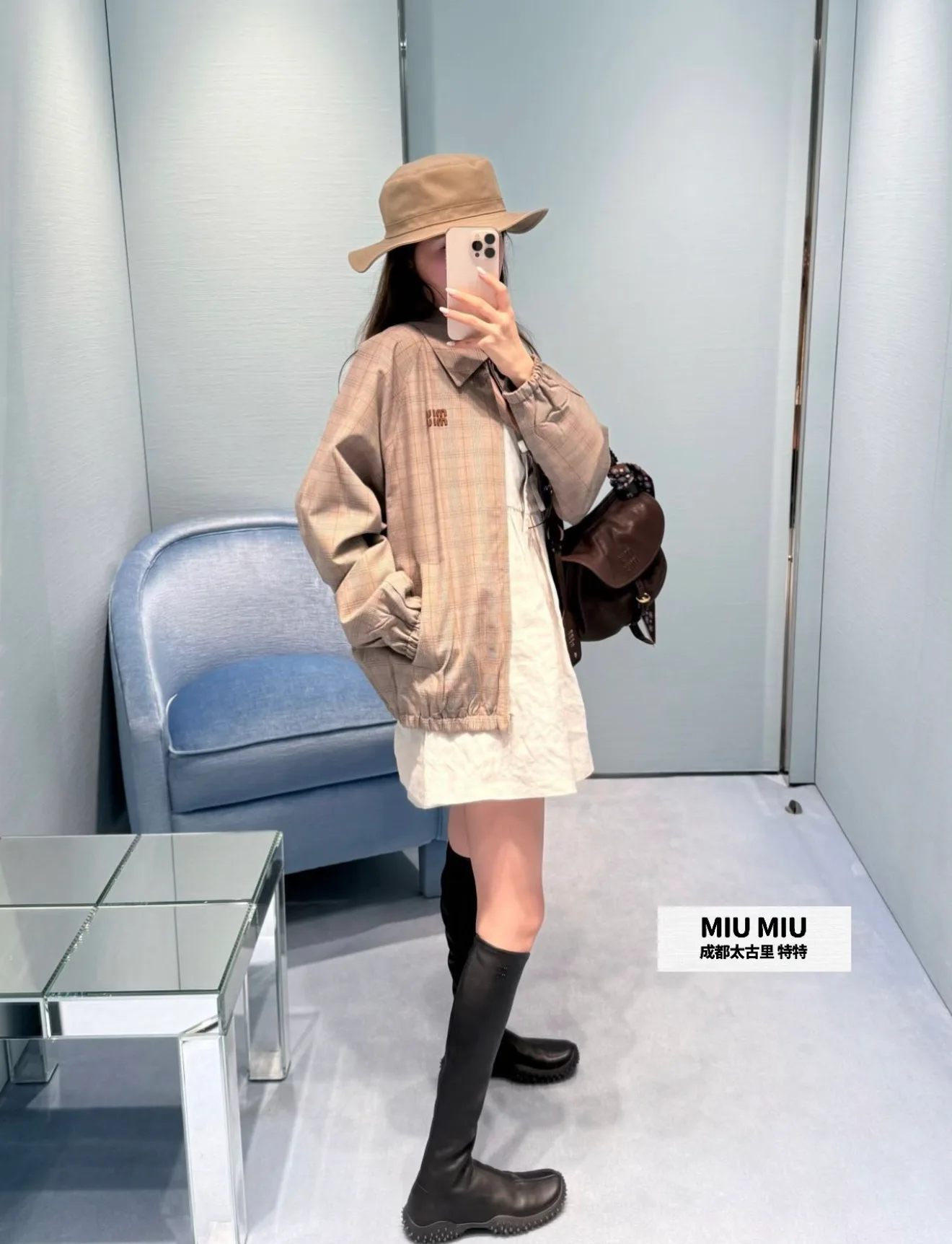 Куртки И Пуховики Женские Miu Miu 18113756