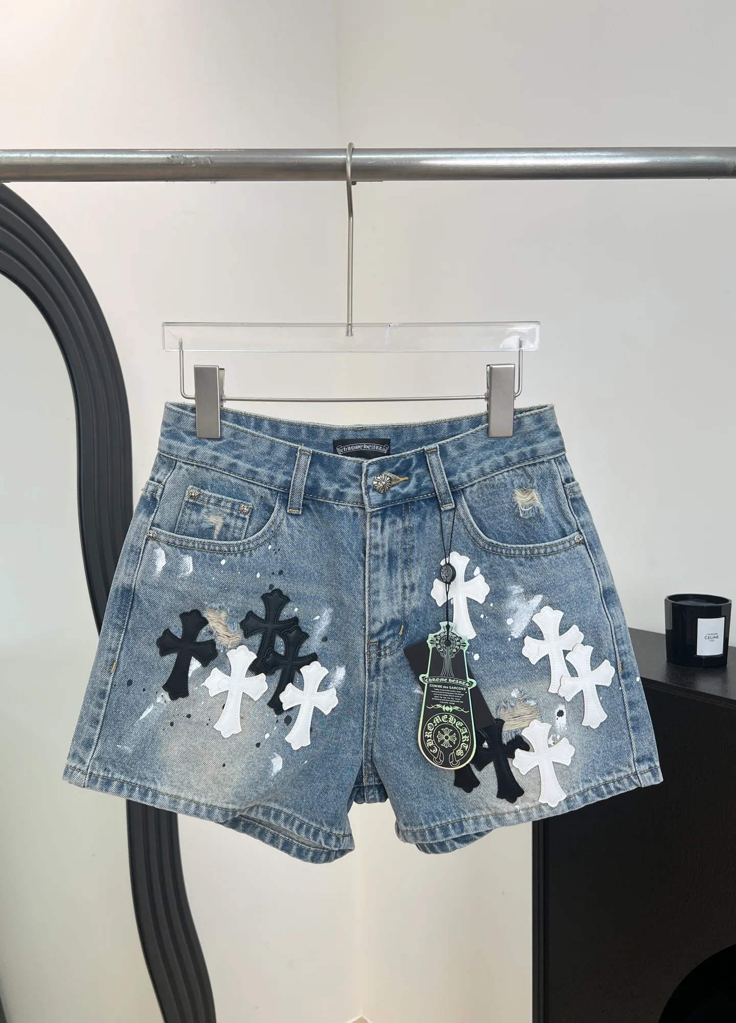 Шорты Женские Chrome Hearts 11544515