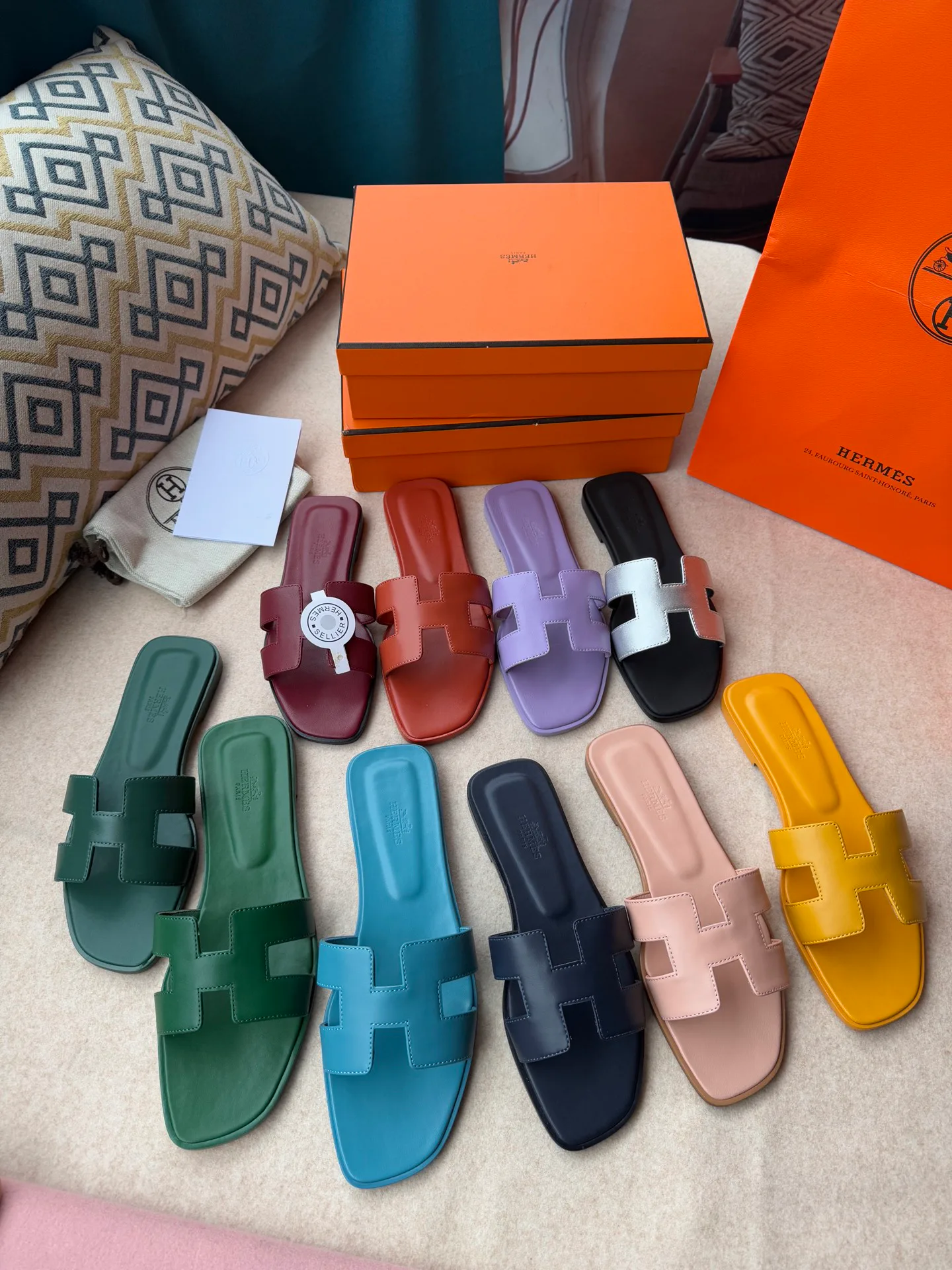 Шлепанцы Женские Hermes 18675