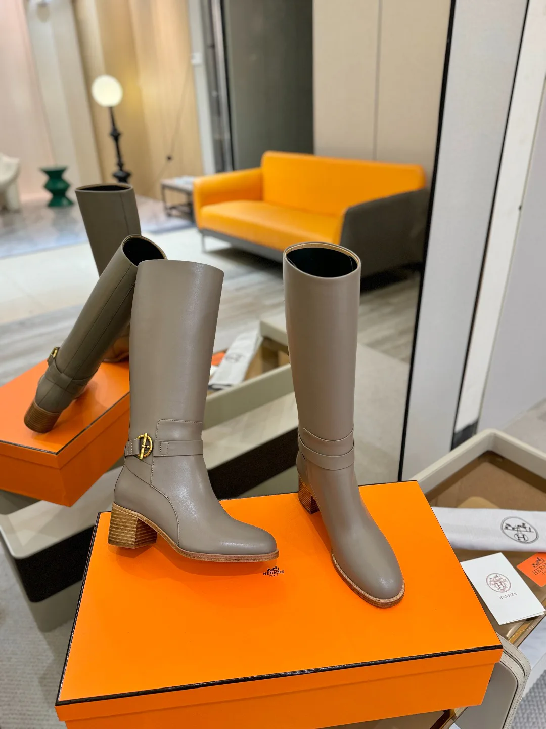 Сапоги Женские Hermes 481337