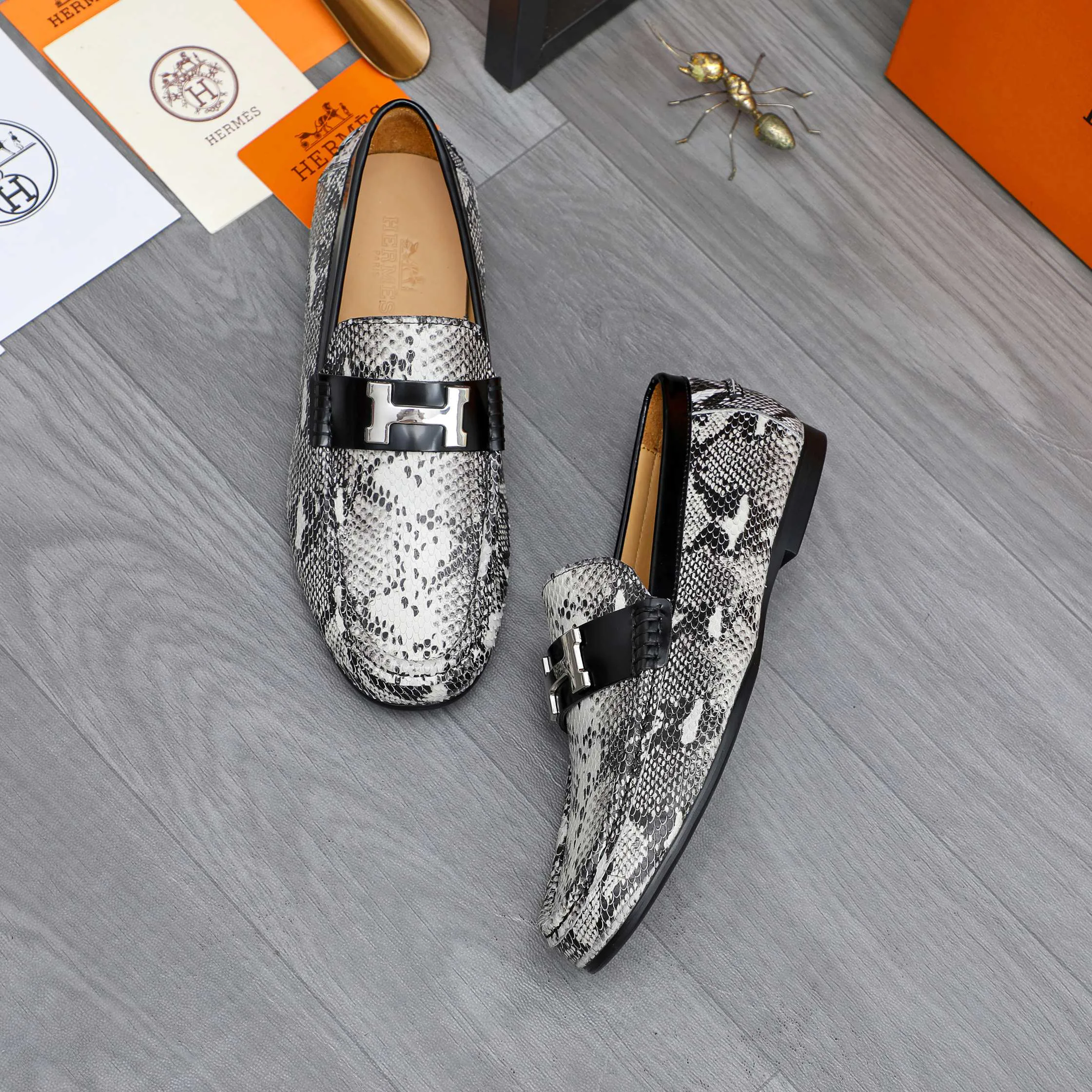 Мокасины Мужские Hermes 11703836