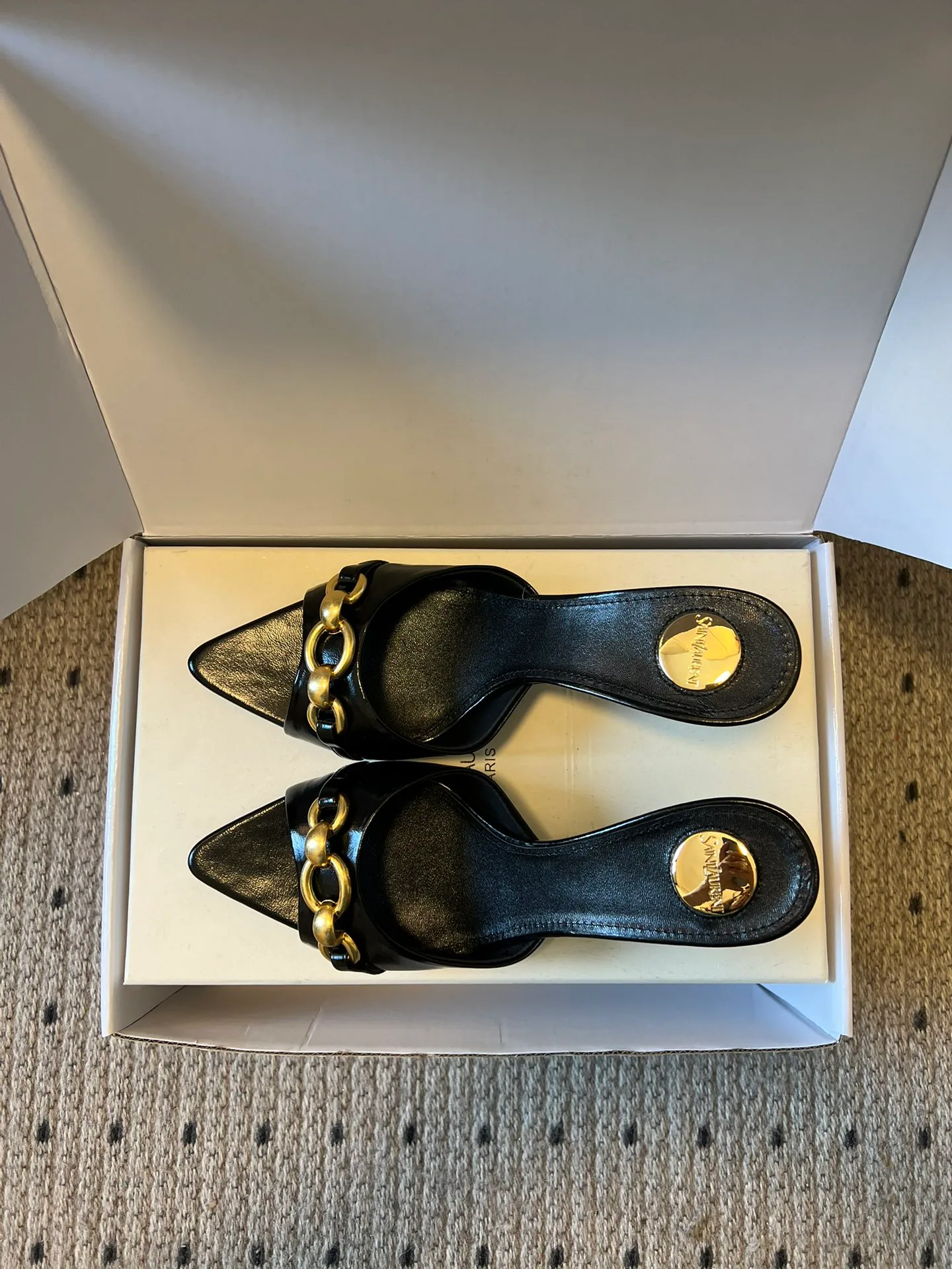 Босоножки Женские Saint Laurent 10835464