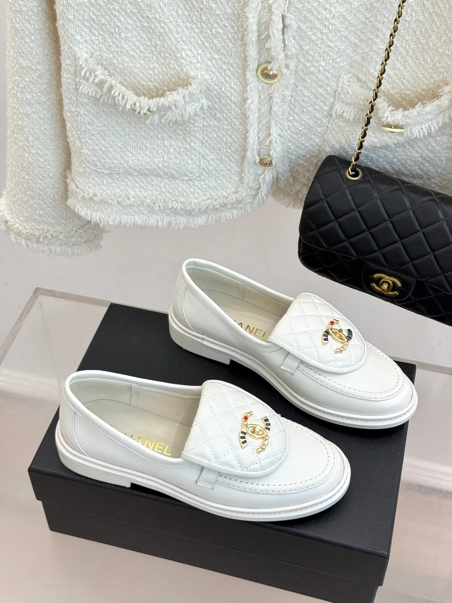 Лоферы И Мокасины Женские Chanel 17336062