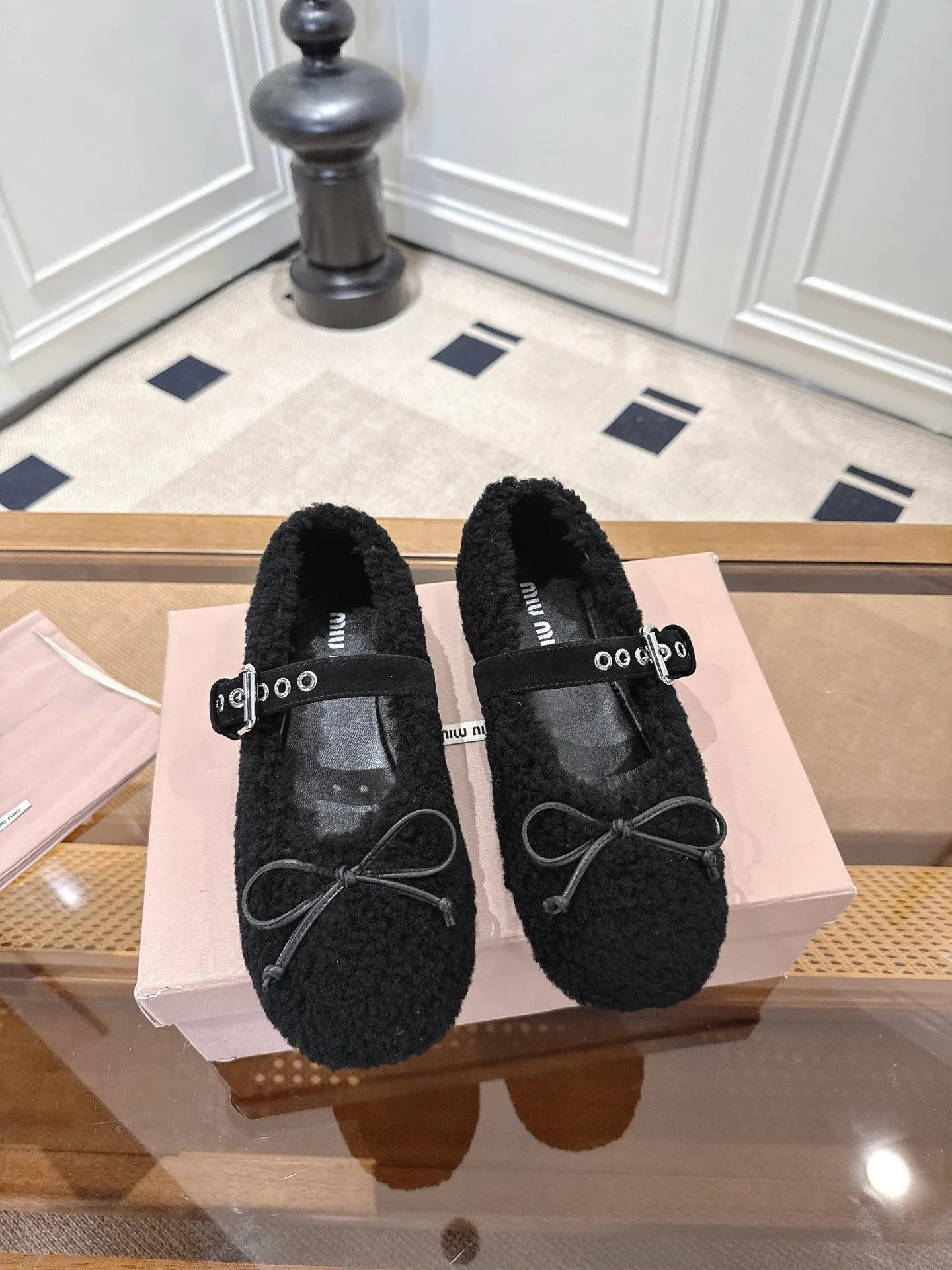 Балетки Женские Miu Miu 389182