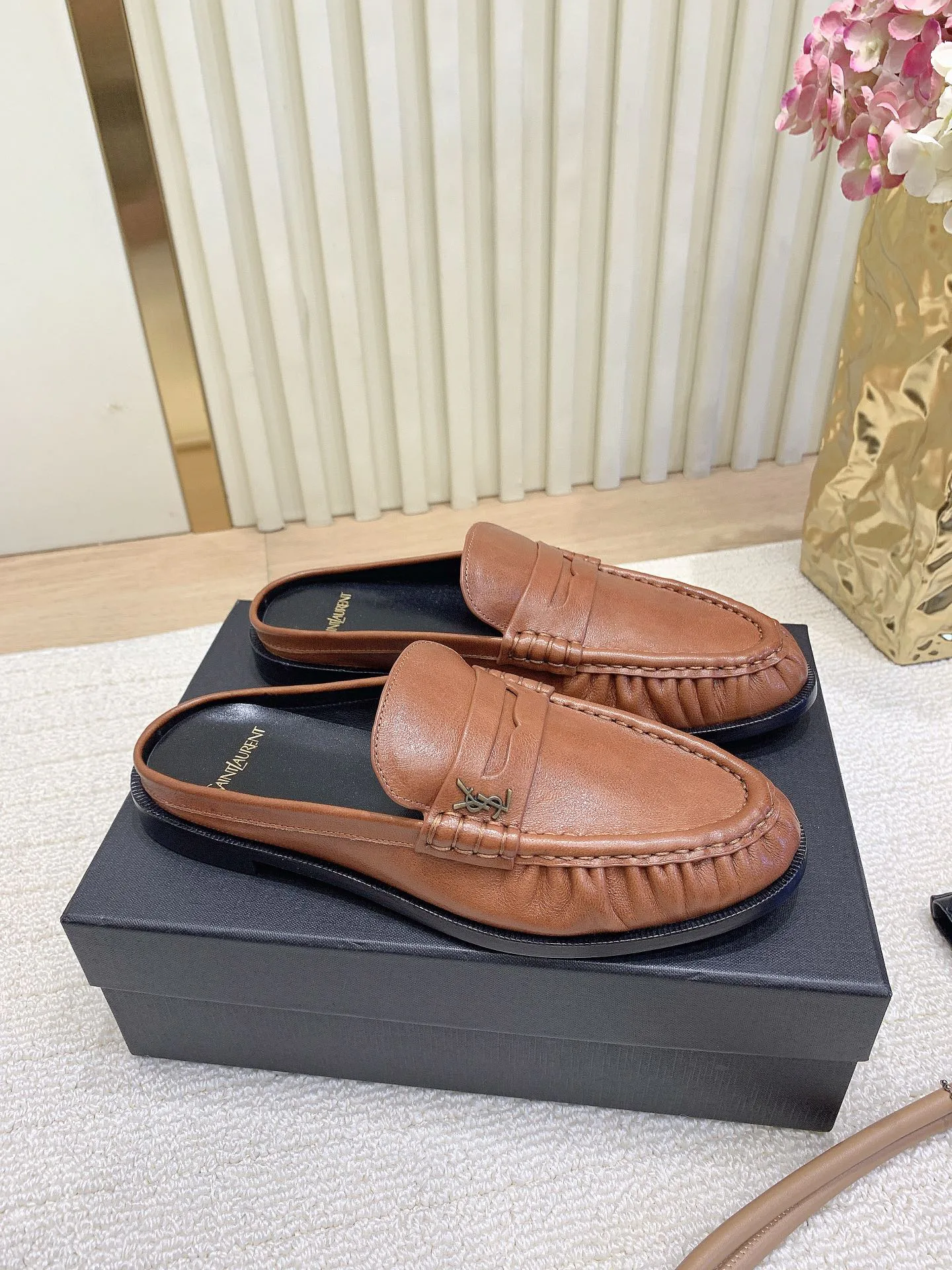 Лоферы И Мокасины Женские Saint Laurent 4561007