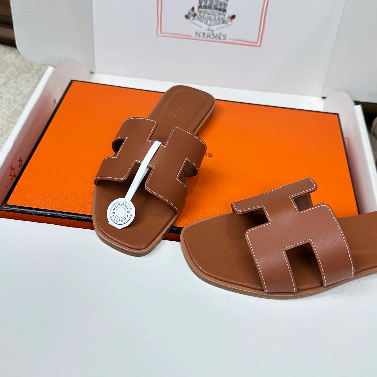 Шлепанцы Женские Hermes 3043276