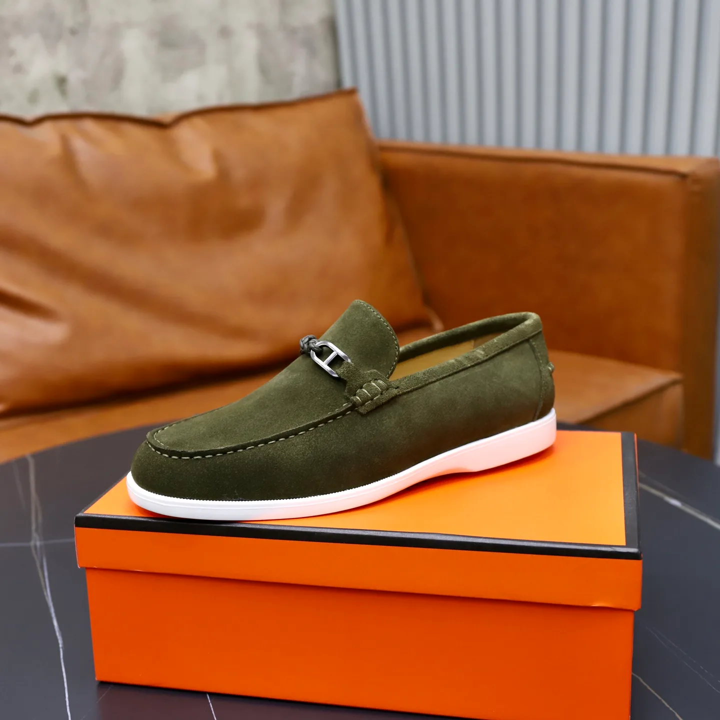 Лоферы Мужские Hermes 366857