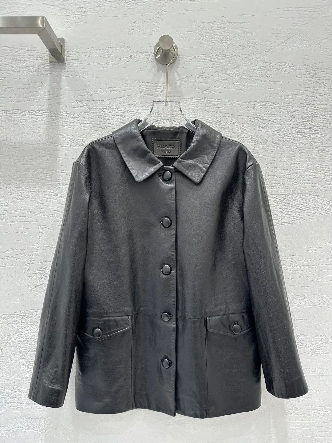 Кожаные Куртки И Дублёнки Женские Prada 49692