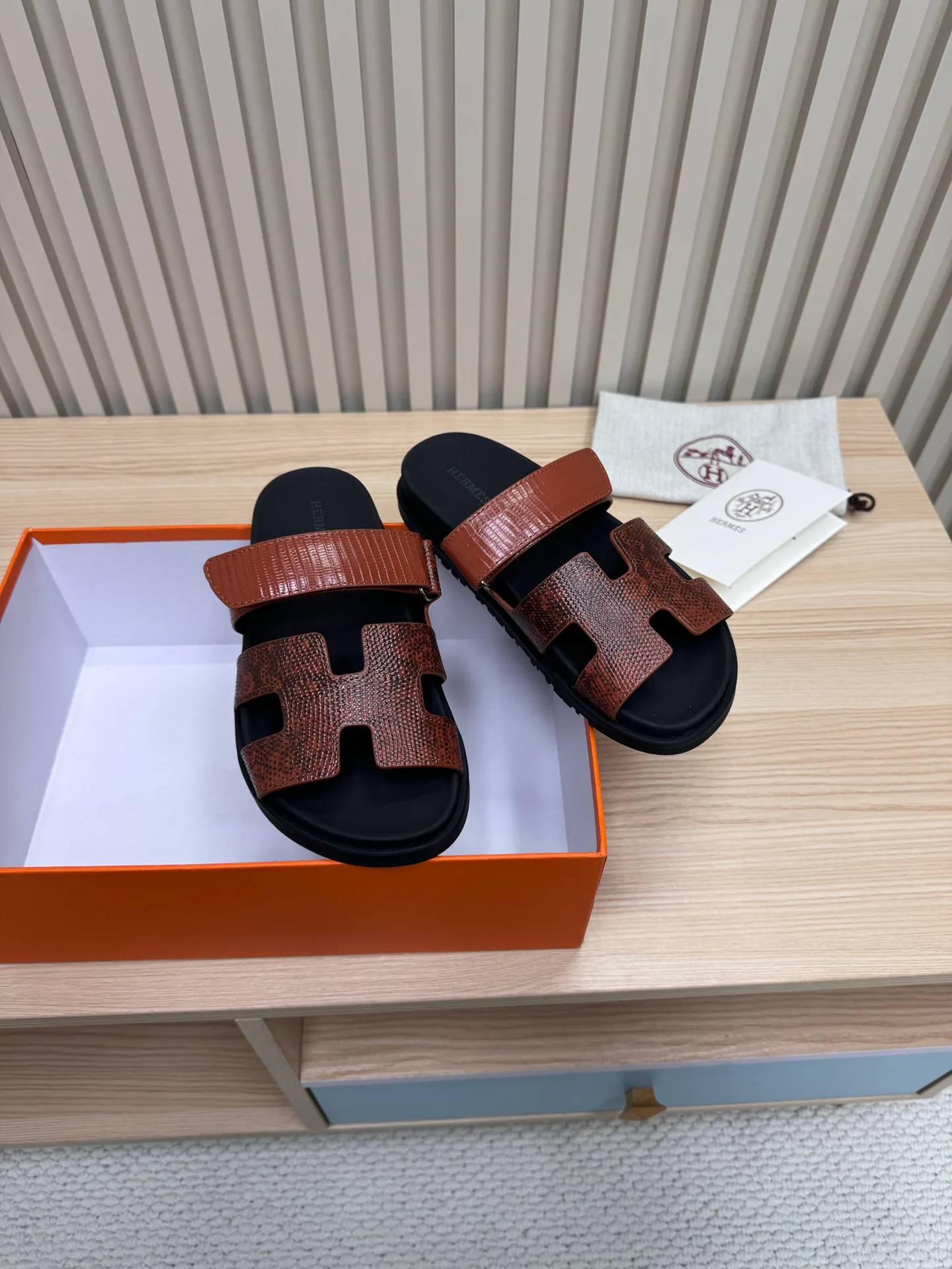 Шлепанцы Мужские Hermes 16803