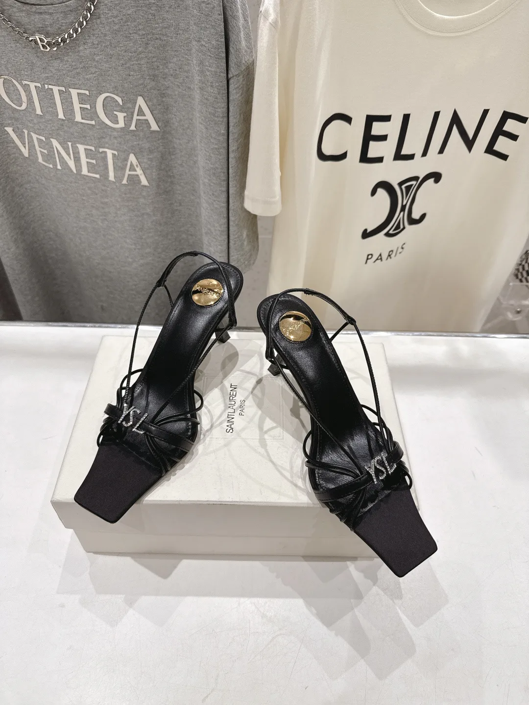 Босоножки Женские Saint Laurent 11623320
