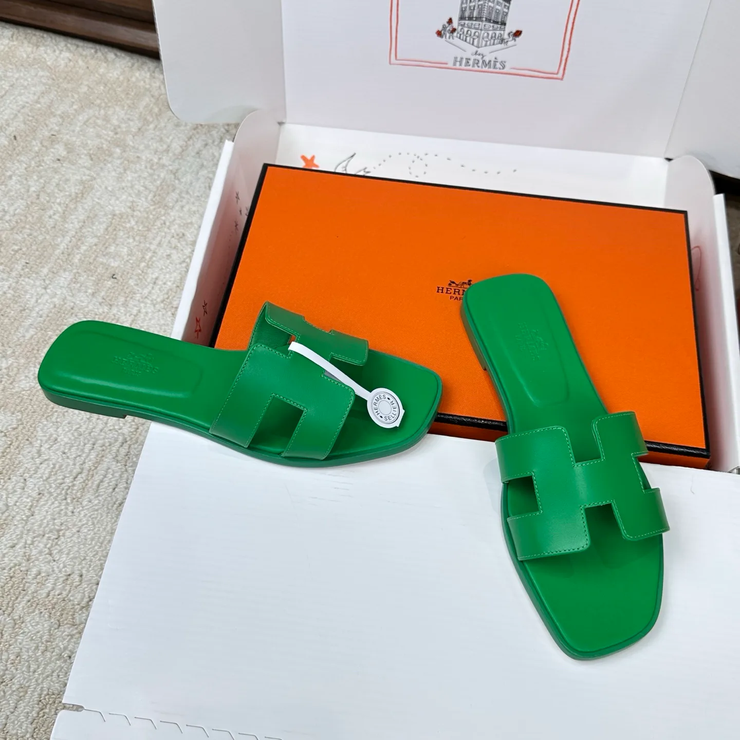 Шлепанцы Женские Hermes 3043260