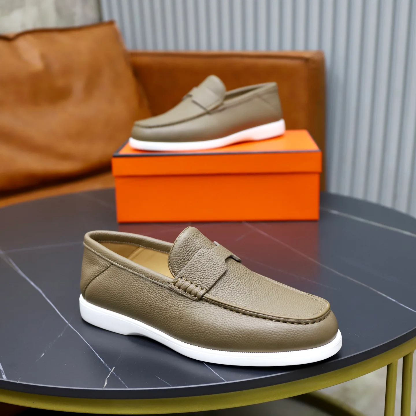 Лоферы И Туфли Мужские Hermes 18103079