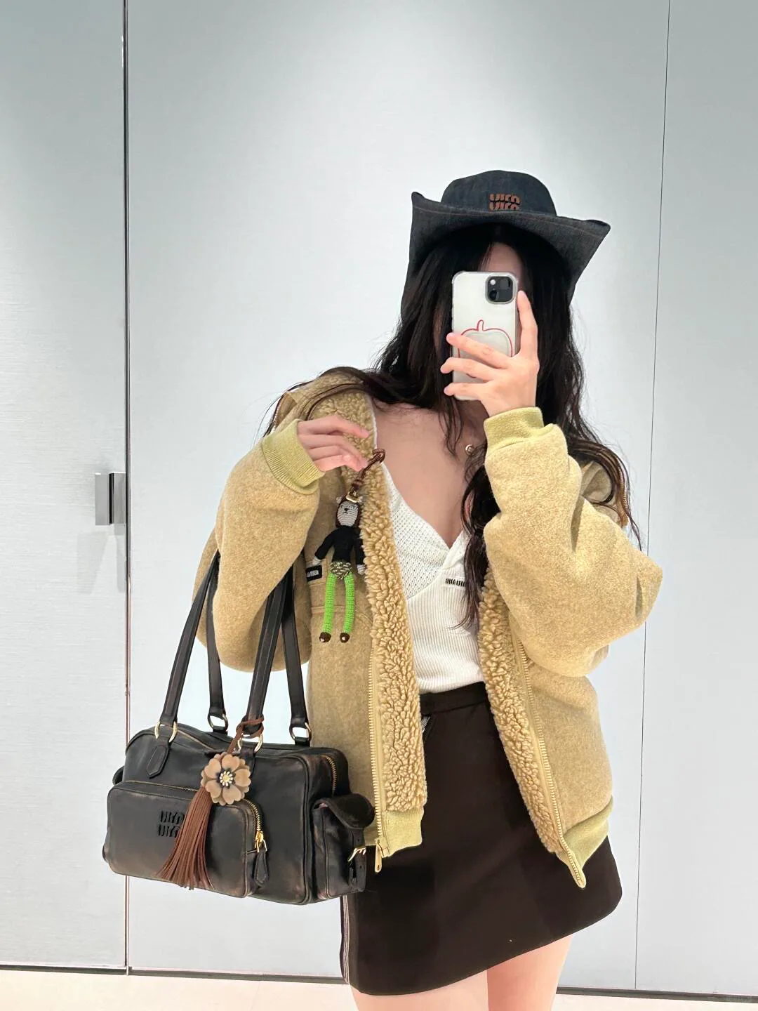 Кожаные Куртки И Дублёнки Женские Miu Miu 96774