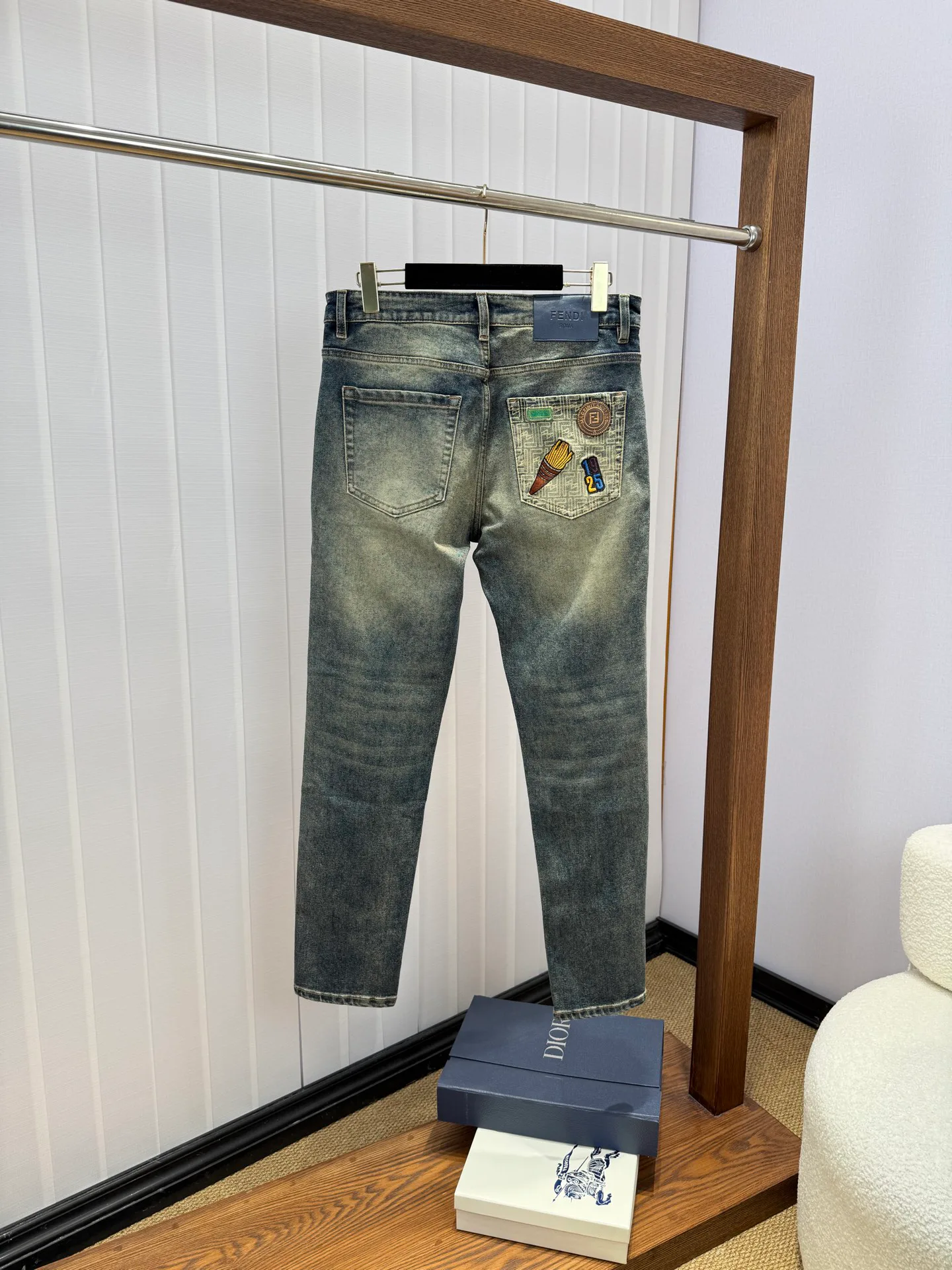 Джинсы Мужские Fendi 18029756