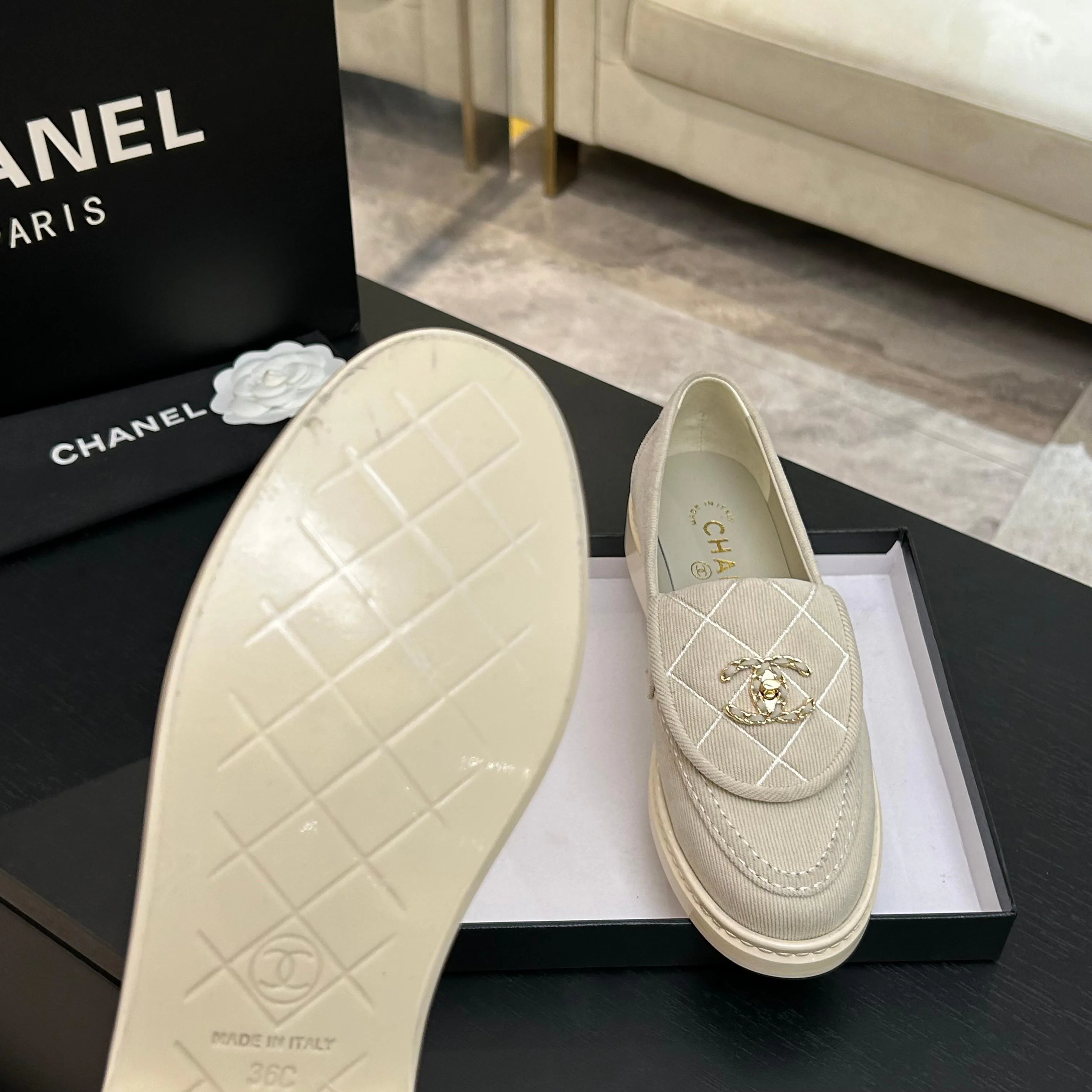 Лоферы И Мокасины Женские Chanel 11347093