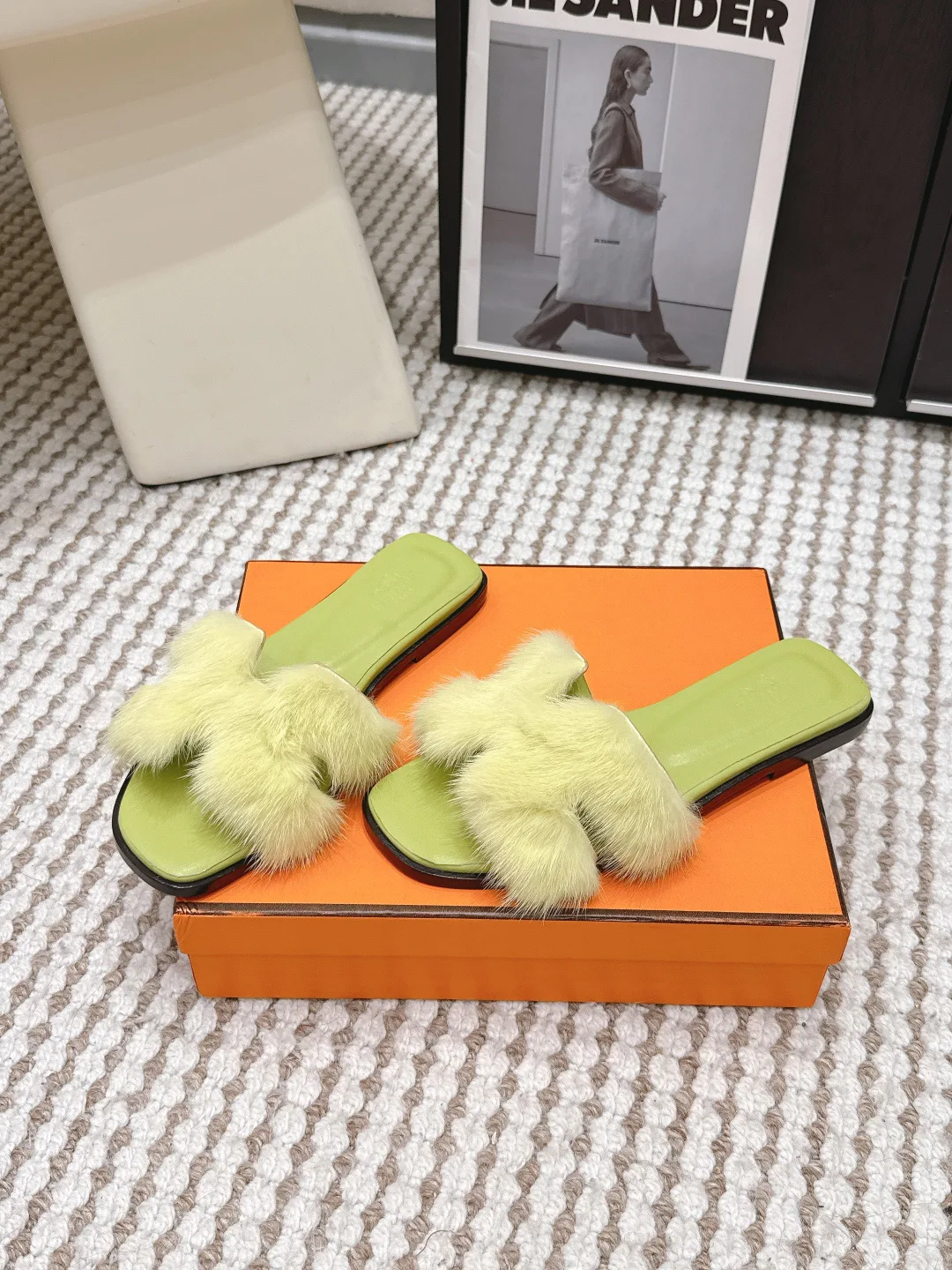 Тапочки Женские Hermes 12859268