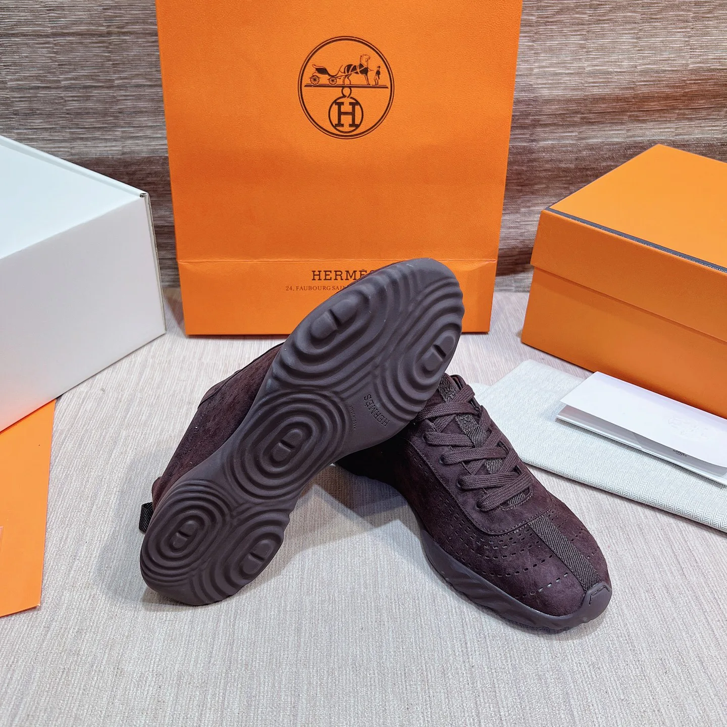 Кроссовки Мужские Hermes 17749562