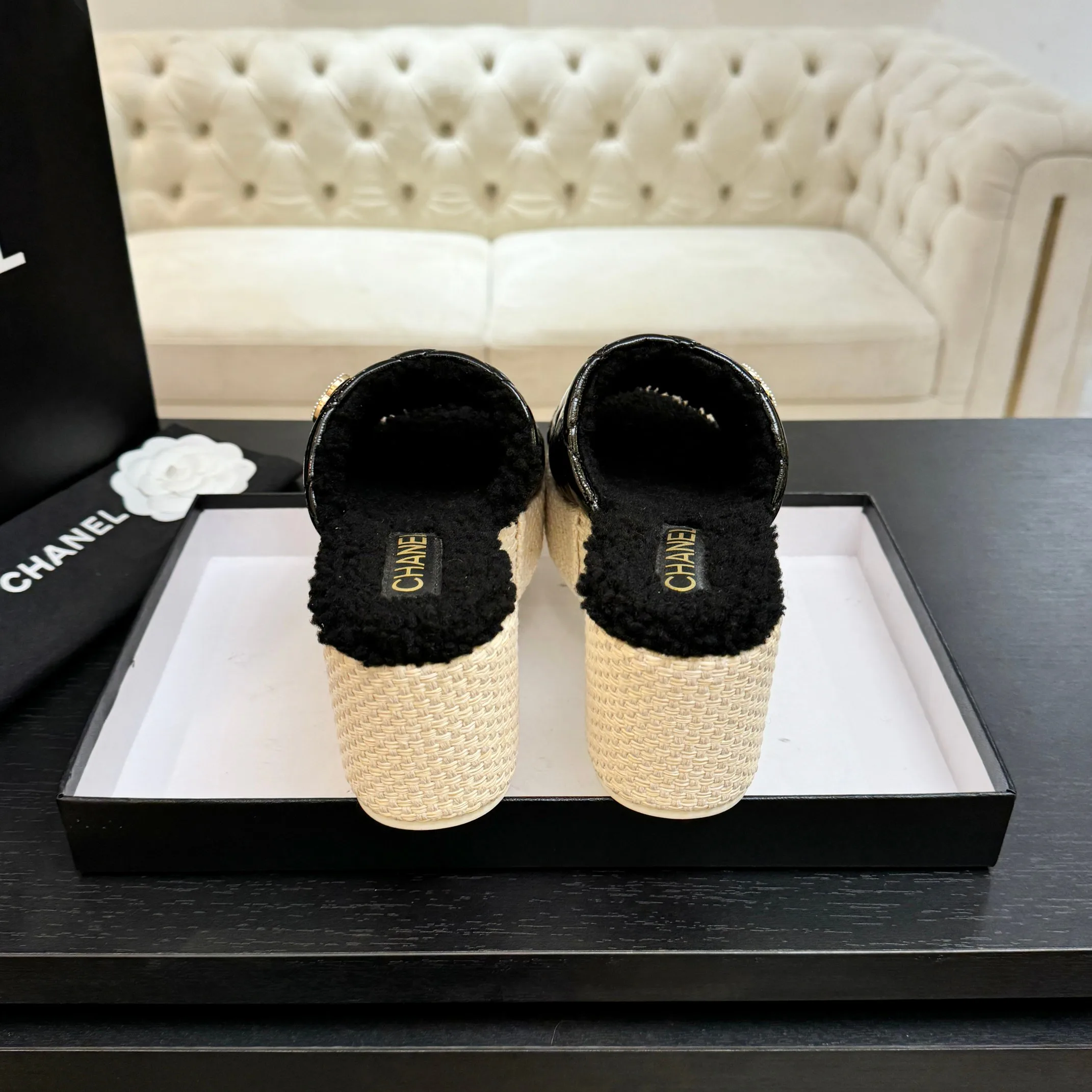 Тапочки Женские Chanel 462746