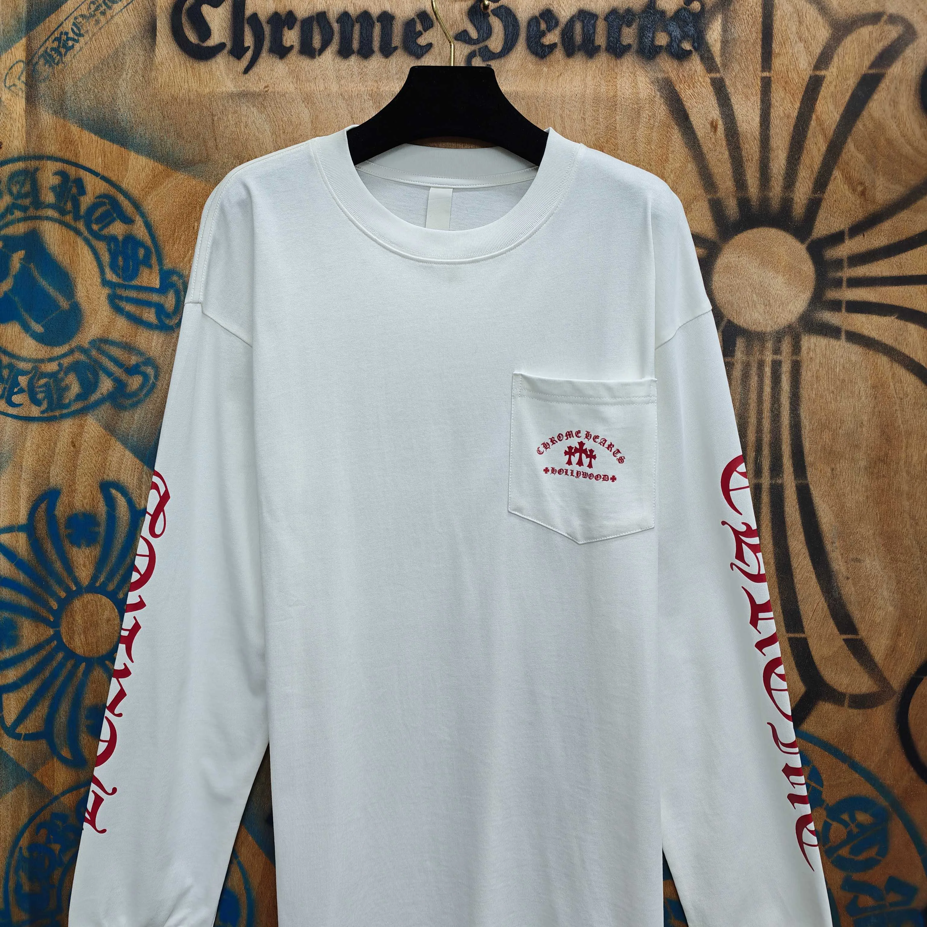 Лонгсливы Мужские Chrome Hearts 11808759